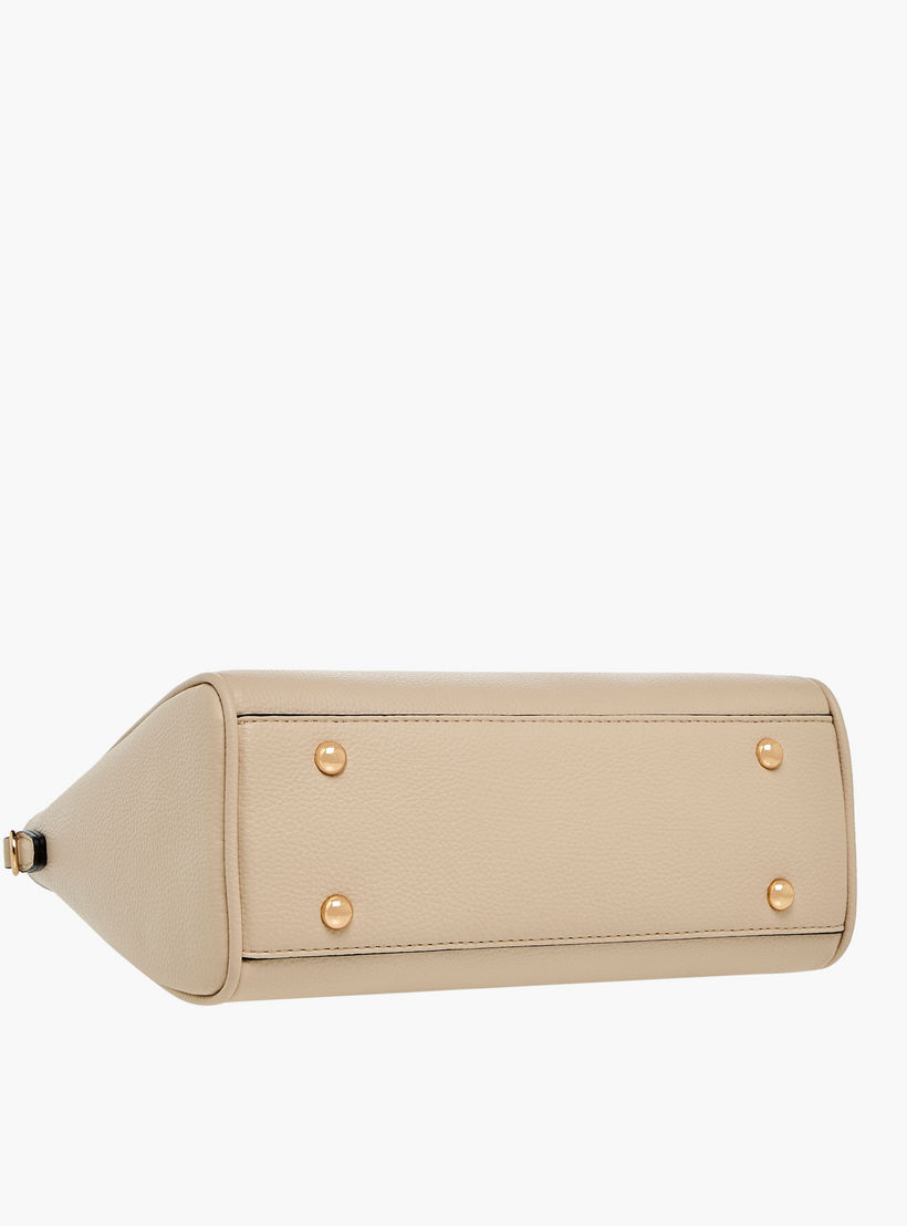 Paprika Solid Tote Bag with Adjustable Shoulder Strap and Zip Closure-women-bagsandwallets-handbags-image-7