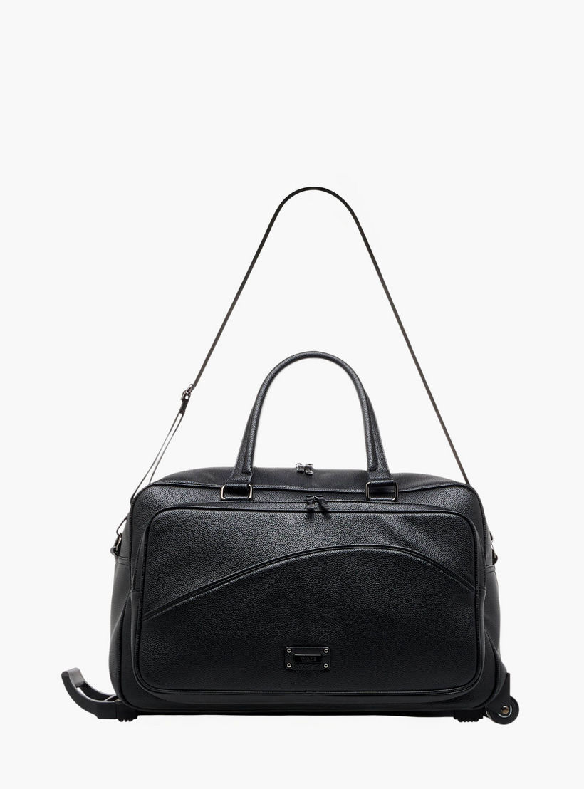 WAVE Retractable Handle Duffle Bag with Zip Closure-travel-luggagesandbags-dufflebags-image-2
