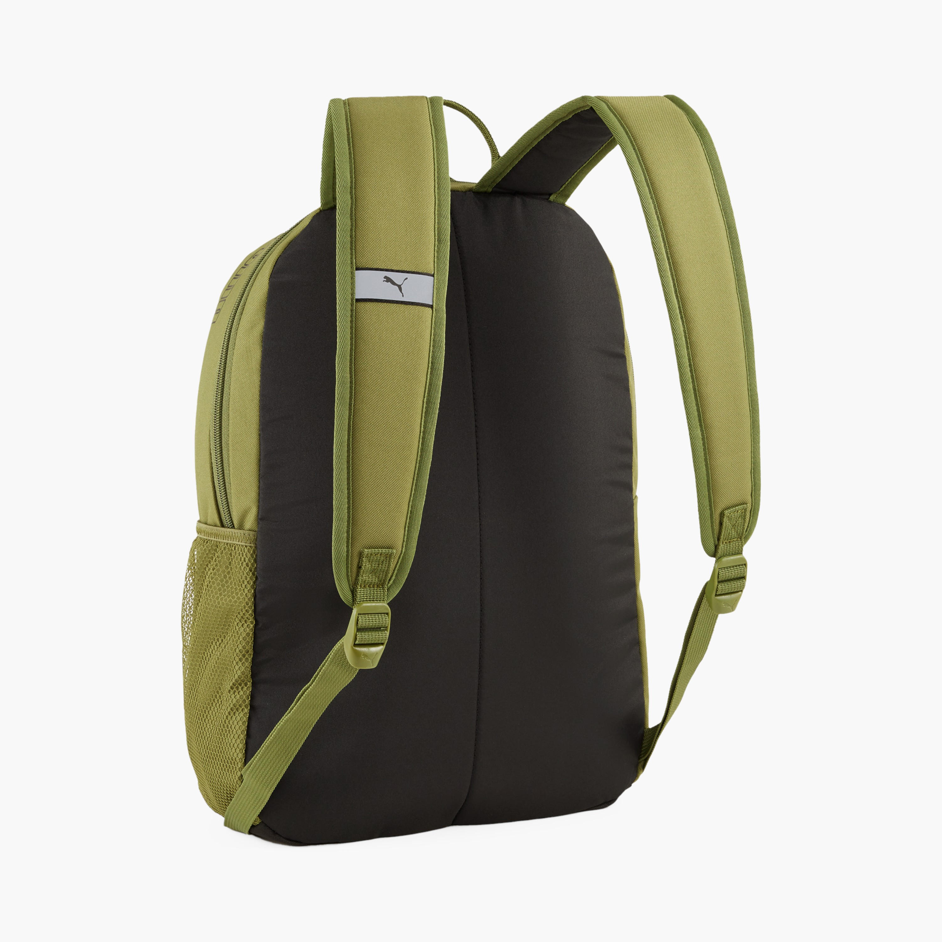 Puma Logo Print School Backpack with Adjustable Shoulder Straps and Zip Closure-boys-accessories-bagsandbackpacks-image-2