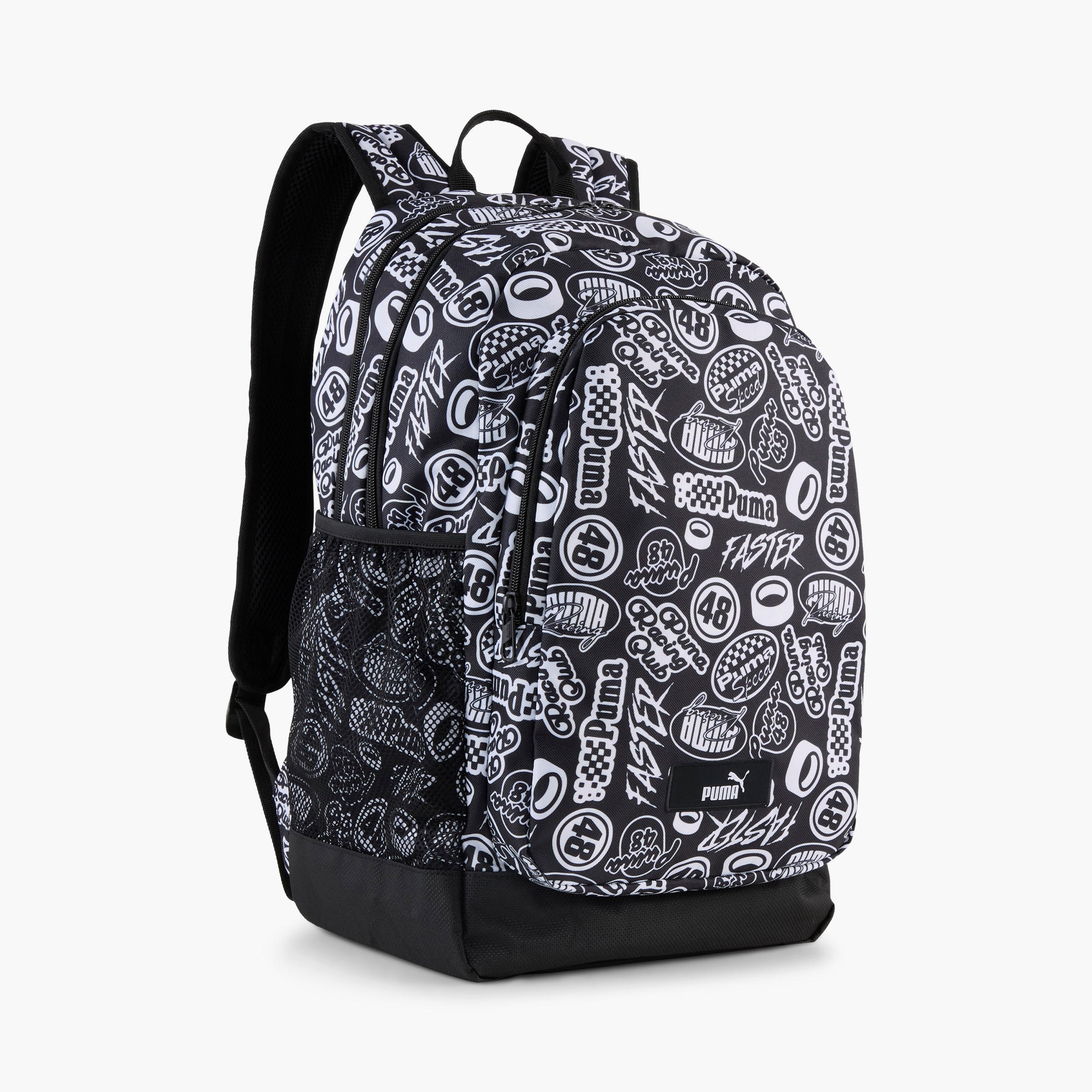 شنطة ظهر مدرسية بأحزمة قابلة للتعديل وسحاب إغلاق وطبعات من بوما-school-bagsandbackpacks-backpacks-image-1
