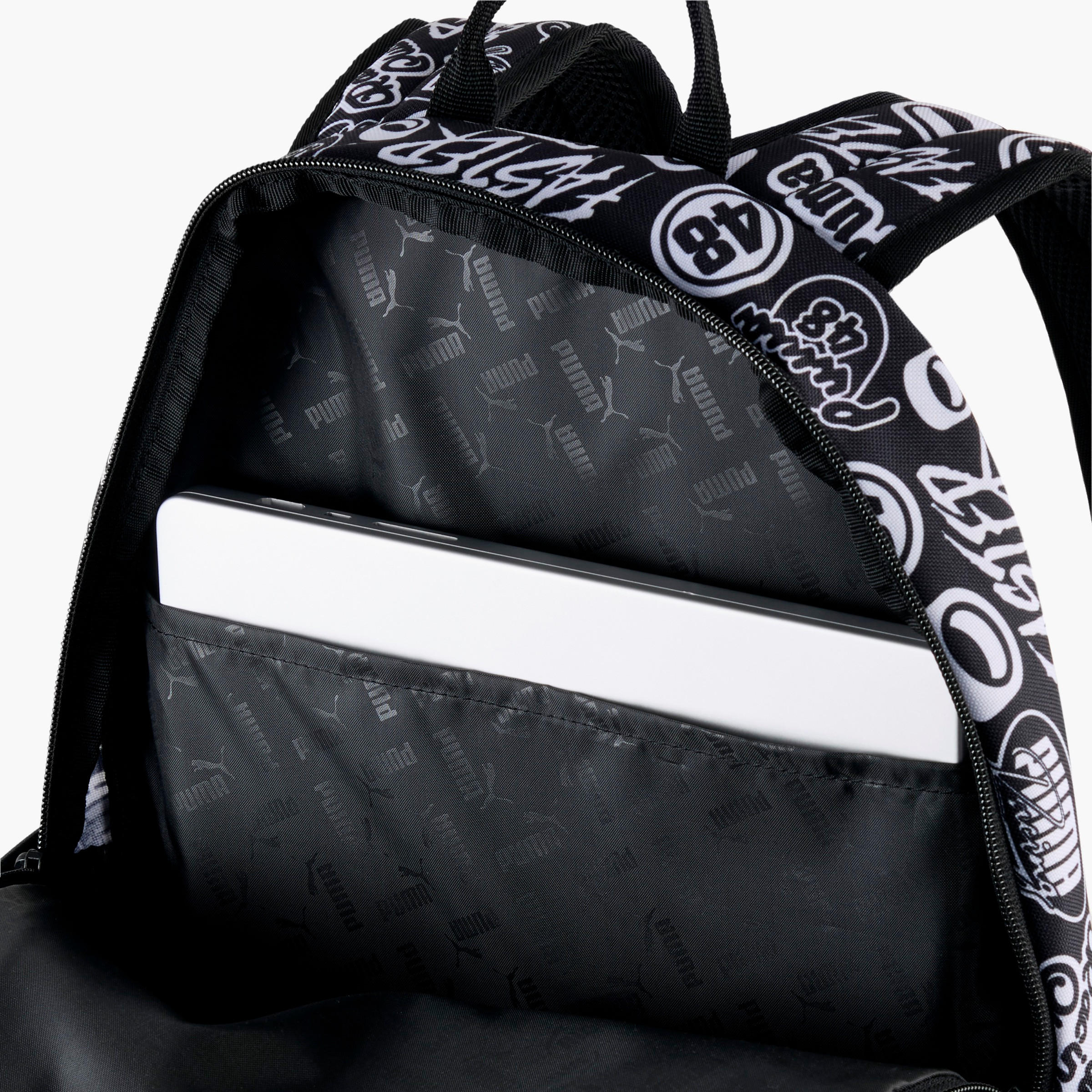 شنطة ظهر مدرسية بأحزمة قابلة للتعديل وسحاب إغلاق وطبعات من بوما-school-bagsandbackpacks-backpacks-image-5