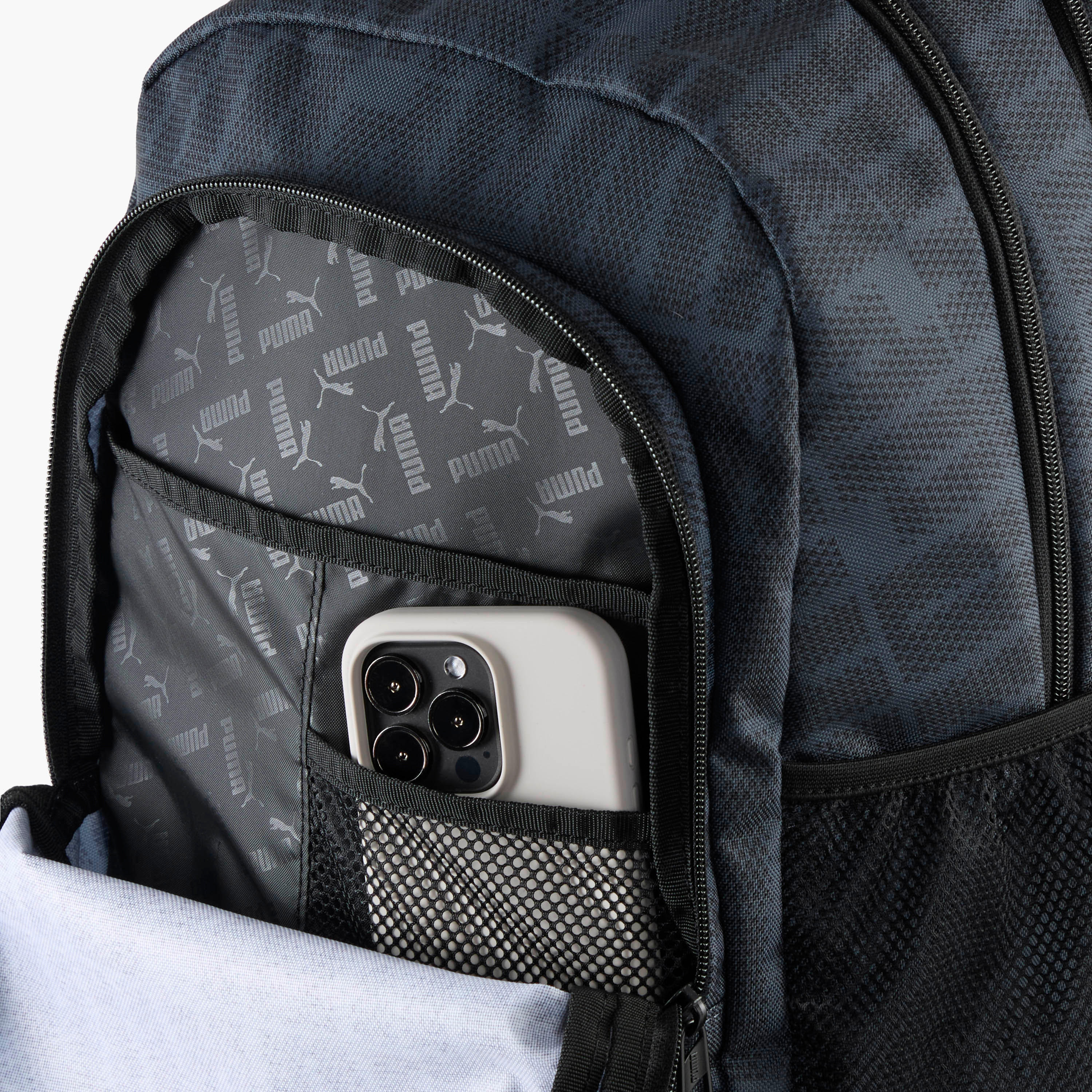 شنطة ظهر مدرسية بطبعات وأحزمة قابلة للتعديل وسحاب إغلاق من بوما - 15x29x43 سم-boys-accessories-bagsandbackpacks-image-5