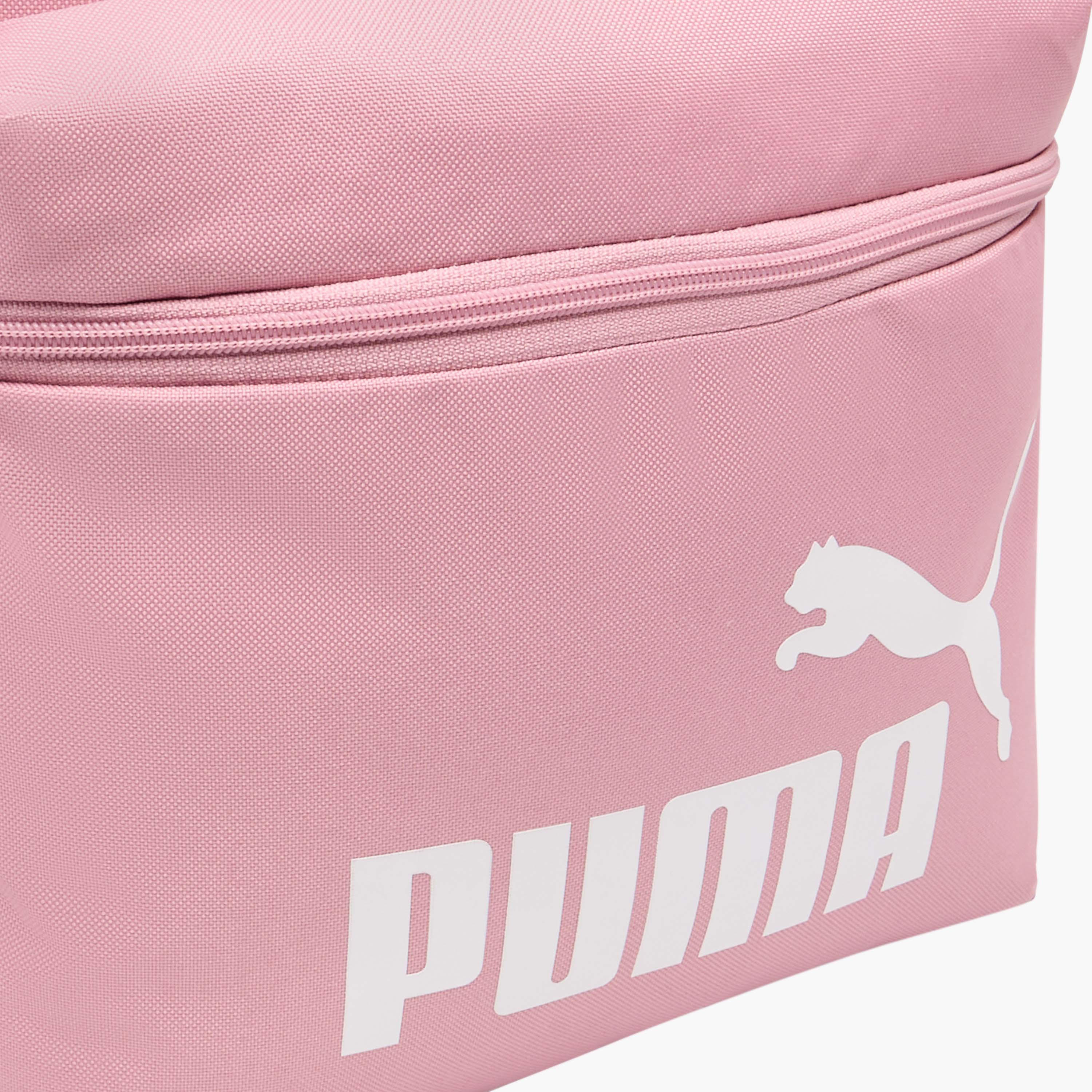 Puma Logo Print School Backpack with Adjustable Straps and Zip Closure-school-bagsandbackpacks-backpacks-image-5