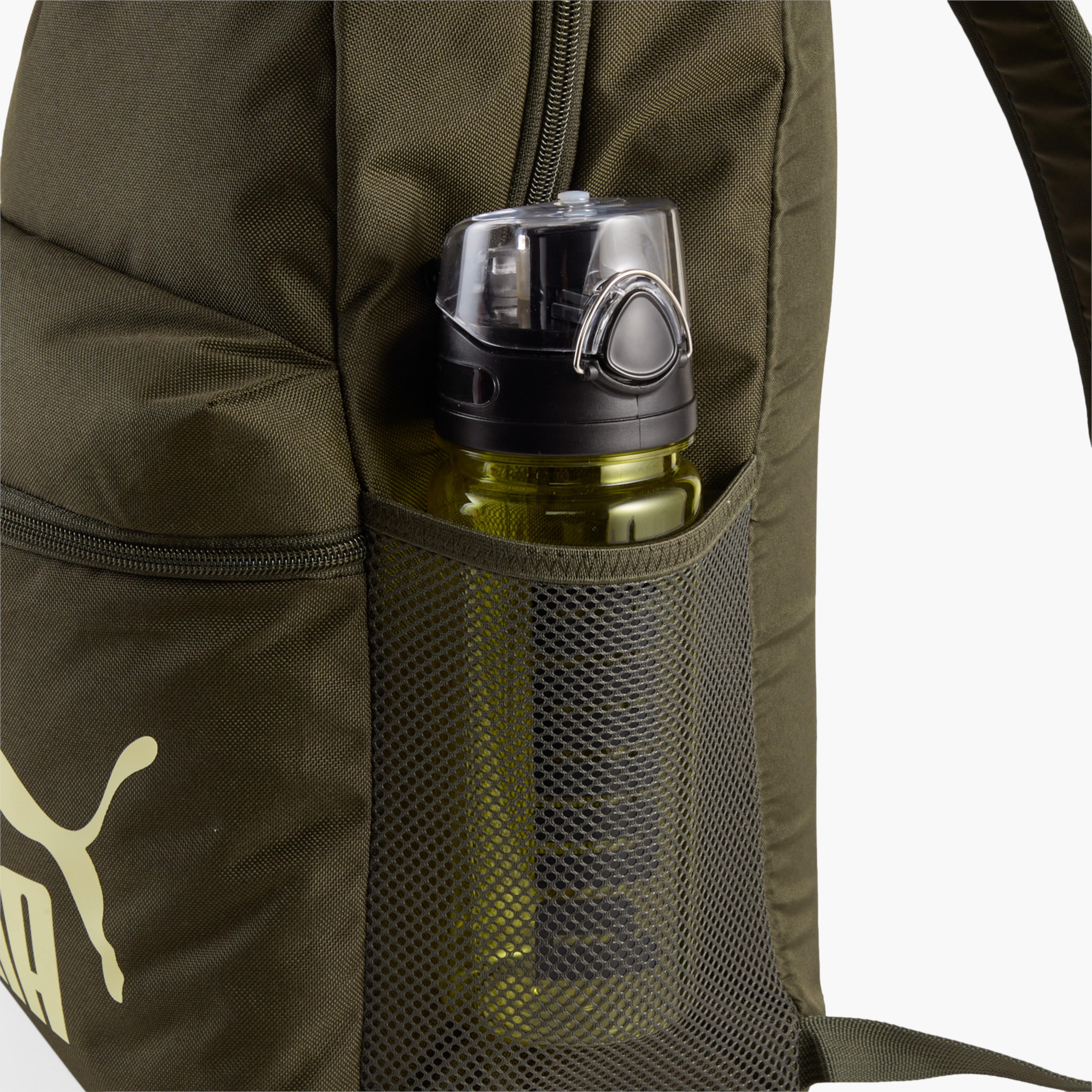 Puma Logo Print School Backpack with Adjustable Straps and Zip Closure-boys-accessories-bagsandbackpacks-image-3