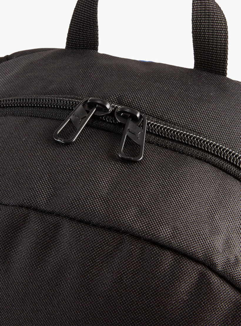 Puma Logo Print School Backpack with Adjustable Straps and Zip Closure-boys-accessories-bagsandbackpacks-image-4