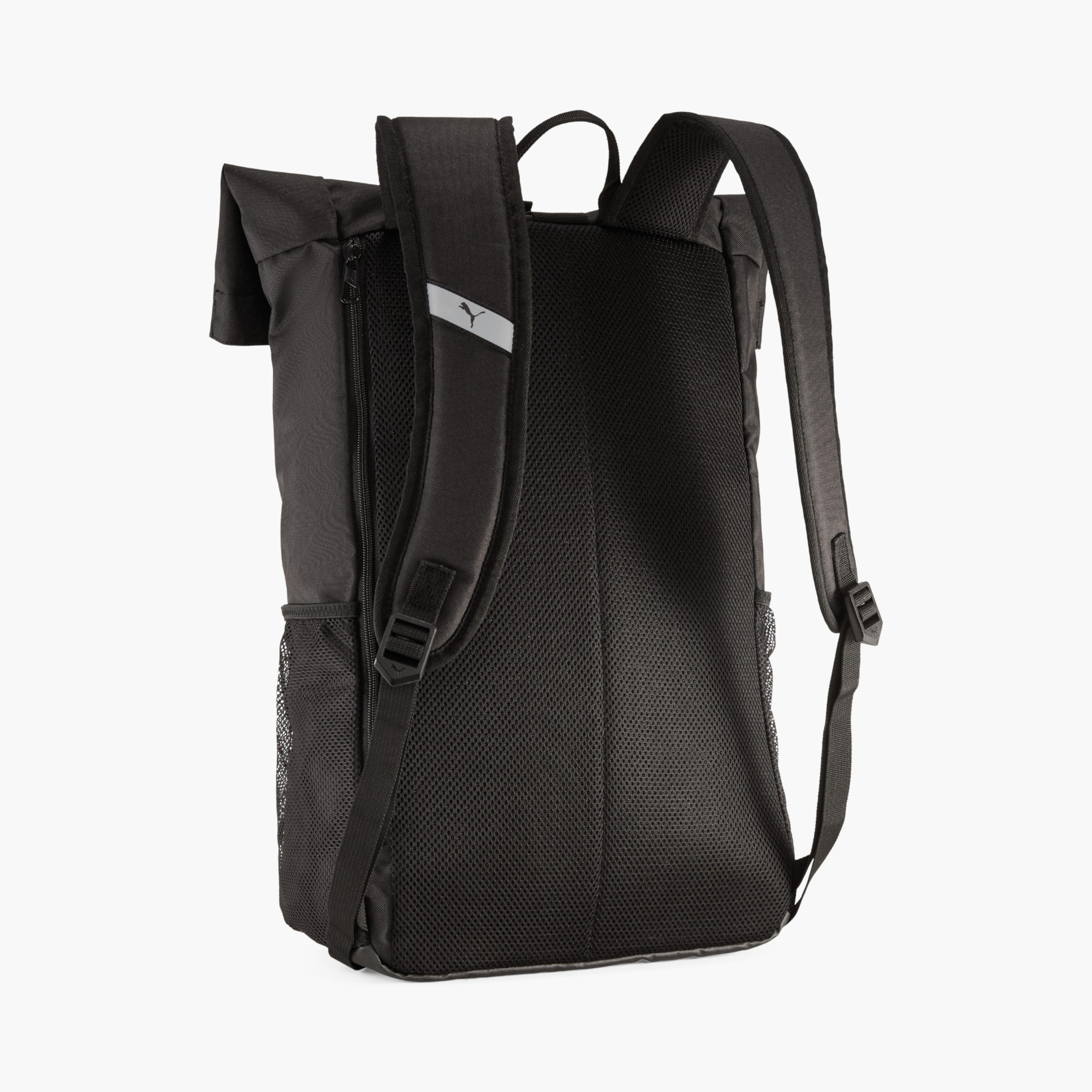 Puma Solid School Backpack with Adjustable Shoulder Straps and Side Release Buckle Closure-school-bagsandbackpacks-backpacks-image-2