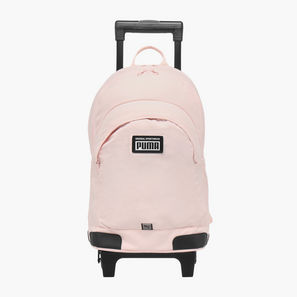 Puma Solid School Trolley Backpack with Retractable Handle - 16x33x46 cm-school-image-1