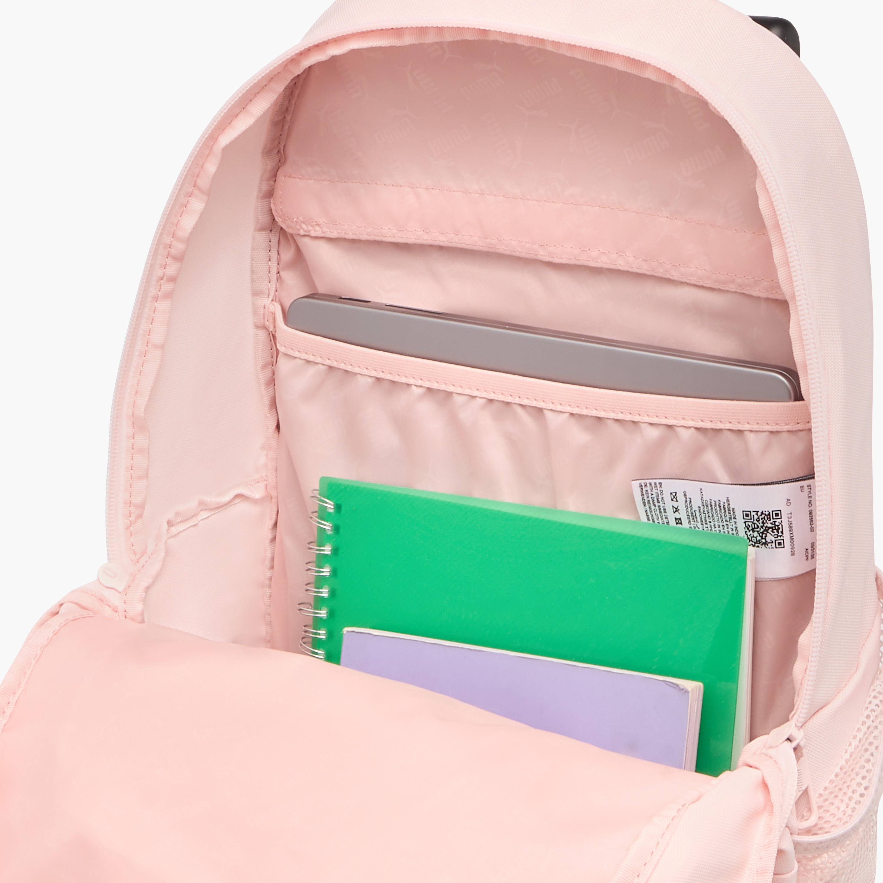 شنطة ظهر ترولي مدرسية سادة بمقبض قابل للسحب من بوما - 16x33x46 سم-school-bagsandbackpacks-trolleybags-image-10