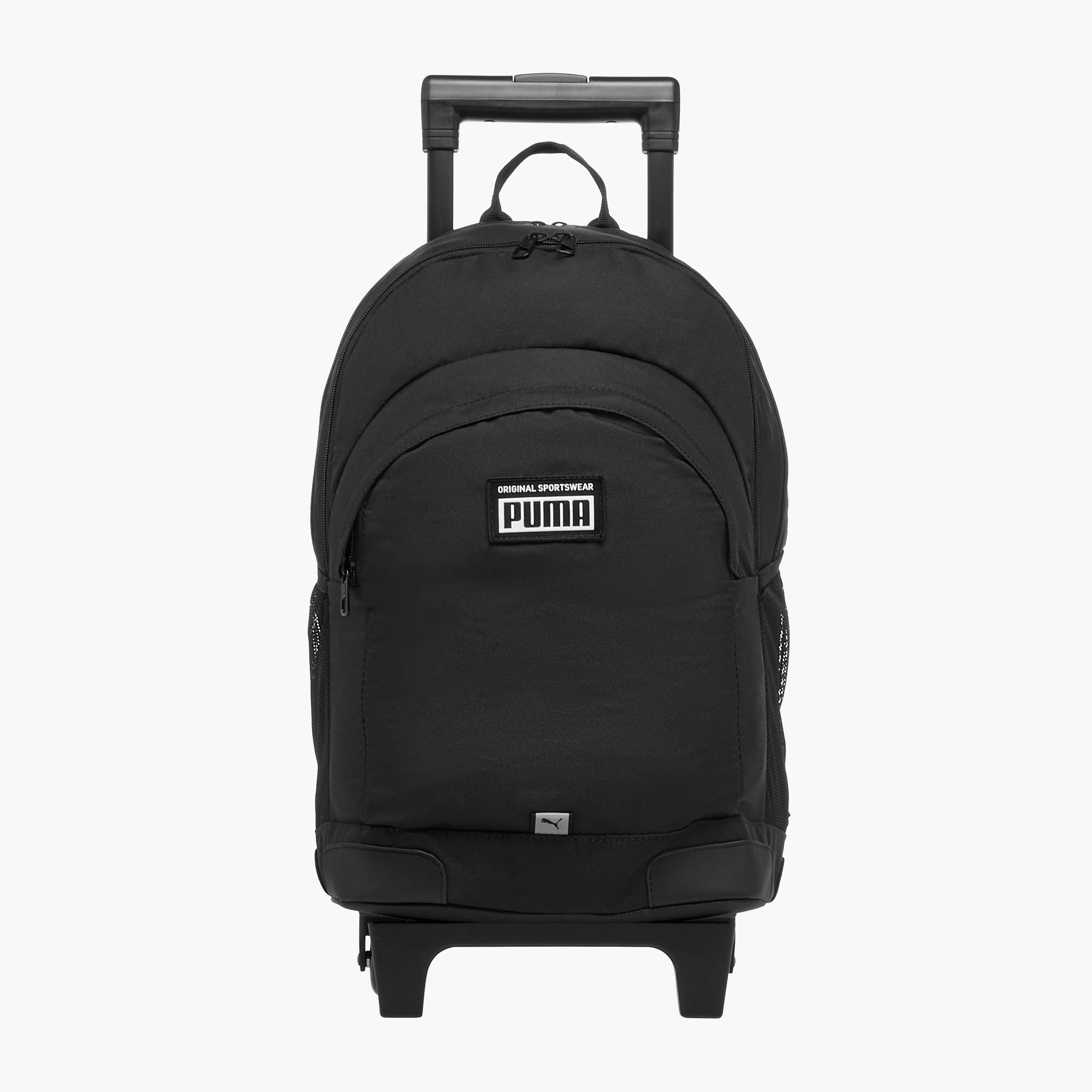 شنطة ظهر ترولي مدرسية سادة بمقبض قابل للسحب من بوما - 16x33x46 سم-school-bagsandbackpacks-trolleybags-image-1