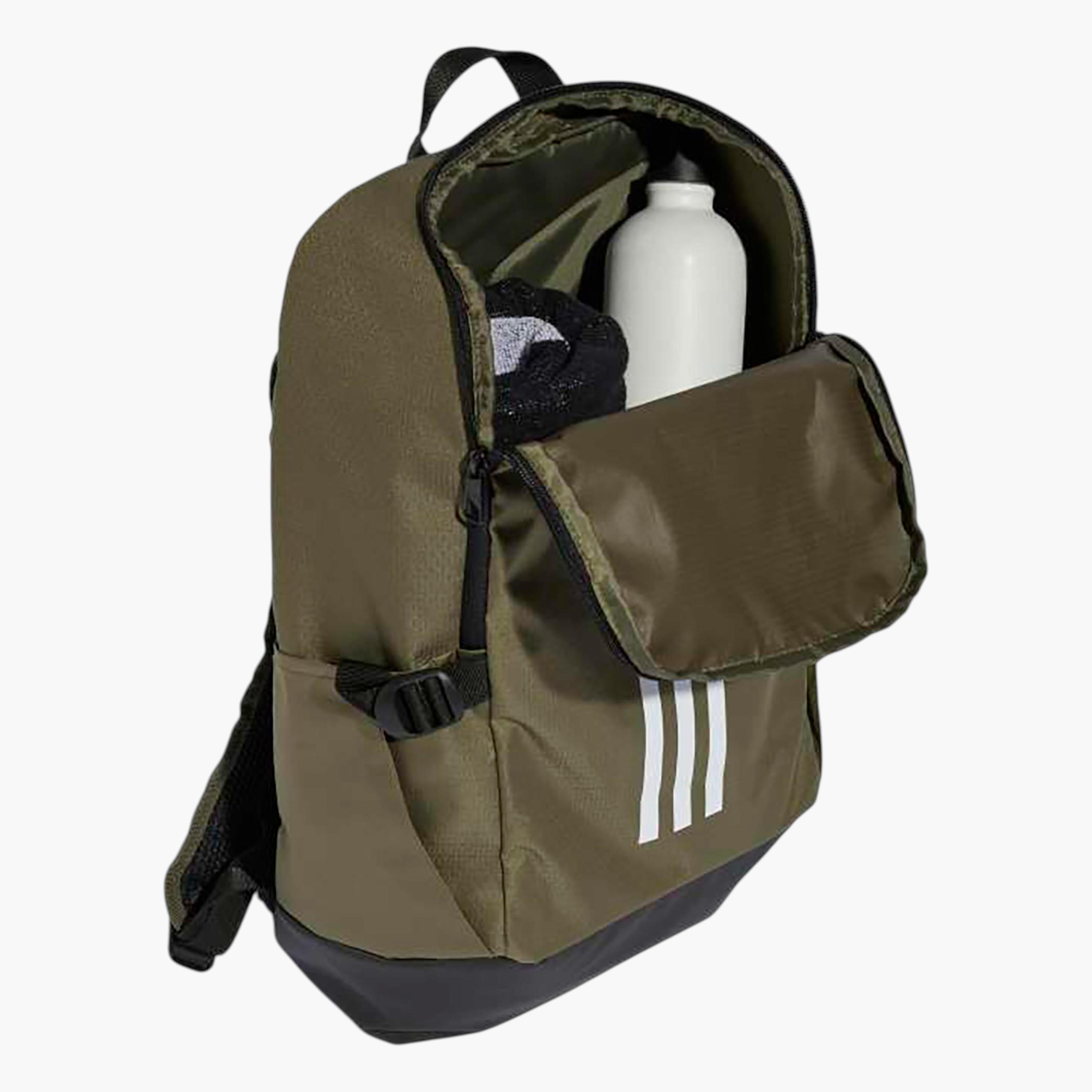 adidas Logo Print School Backpack with Adjustable Straps and Zip Closure - 16x30x46 cm-boys-accessories-bagsandbackpacks-image-3