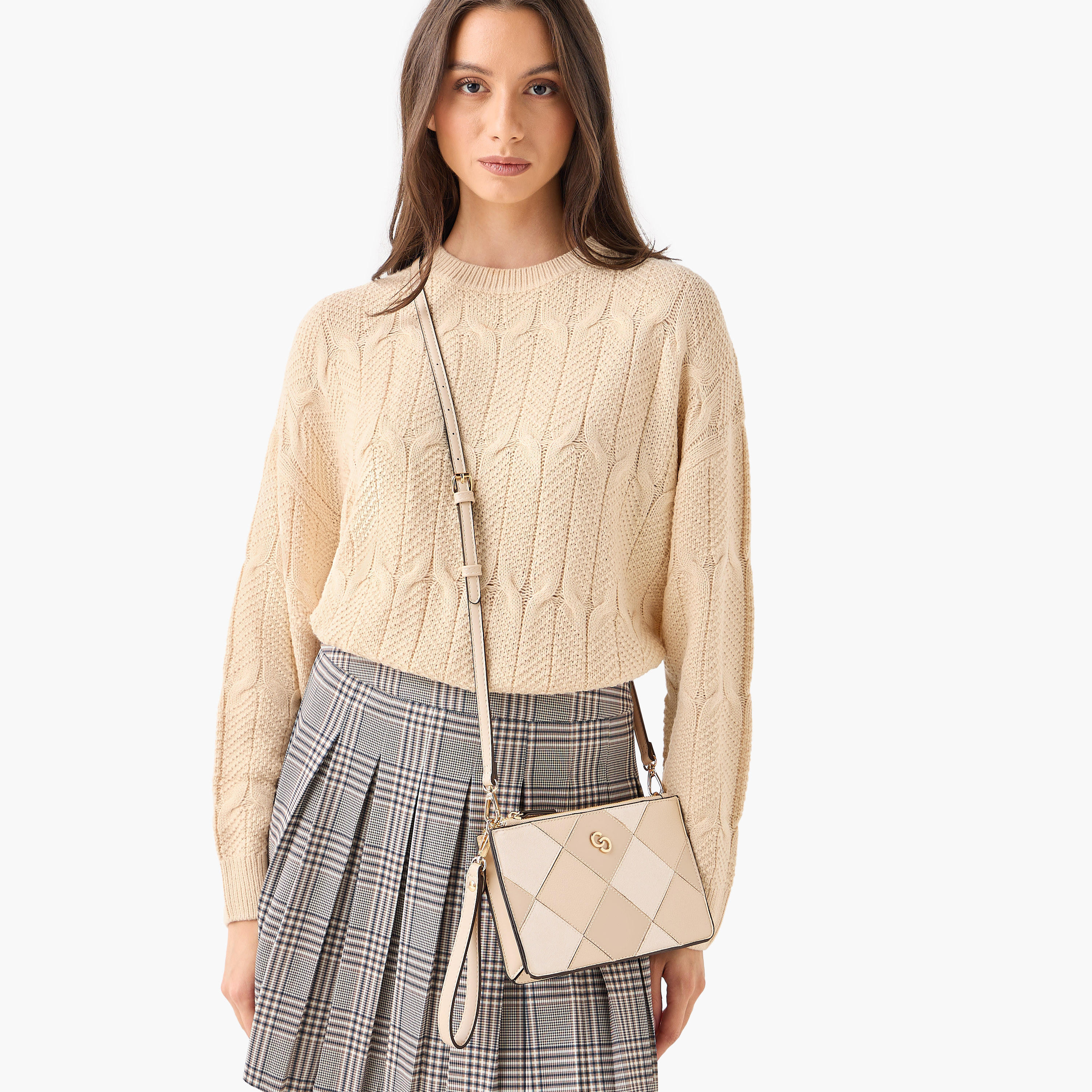 شنطة كروس بودي مبطنة بسحاب إغلاق من سيليست-women-bagsandwallets-handbags-image-8