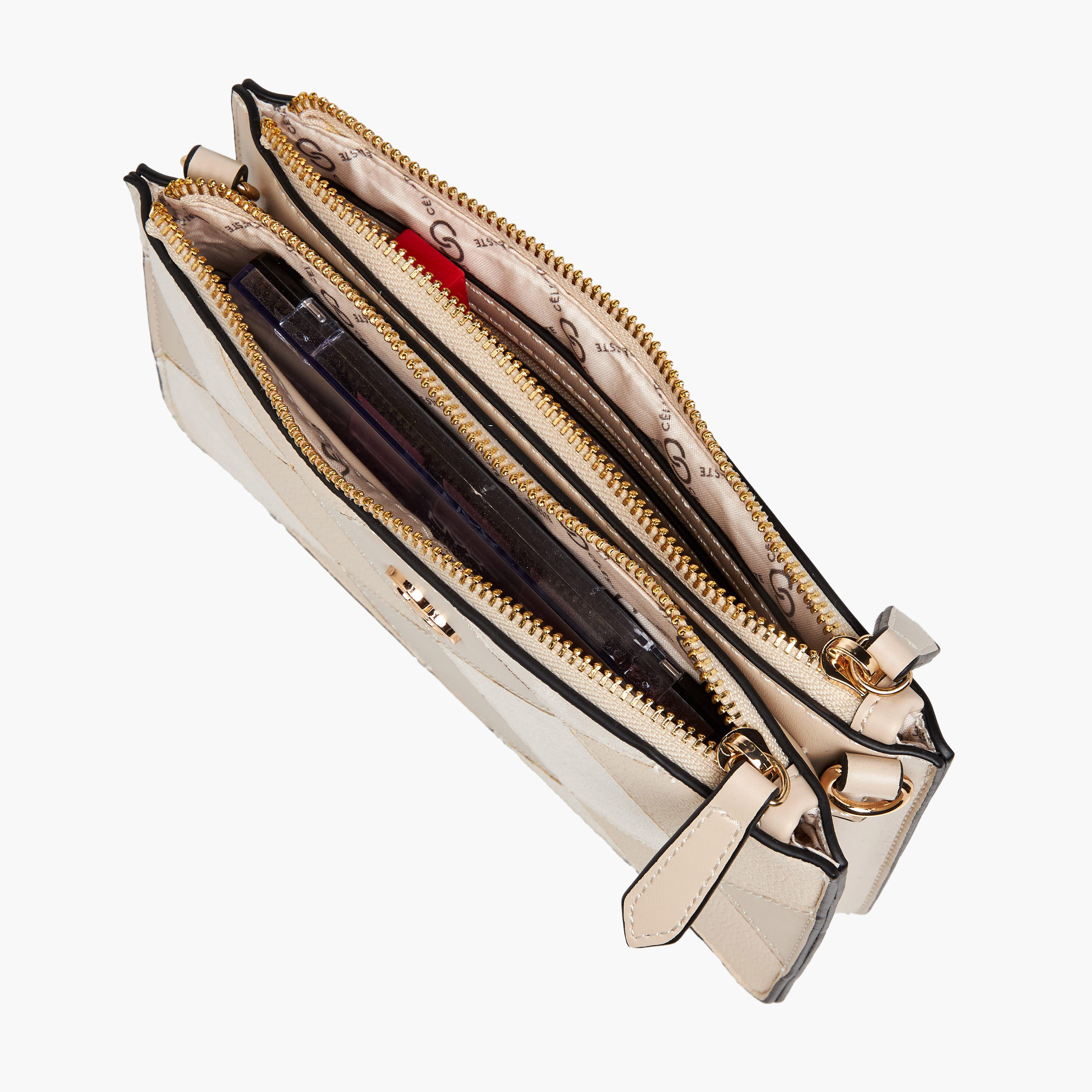شنطة كروس بودي مبطنة بسحاب إغلاق من سيليست-women-bagsandwallets-handbags-image-9
