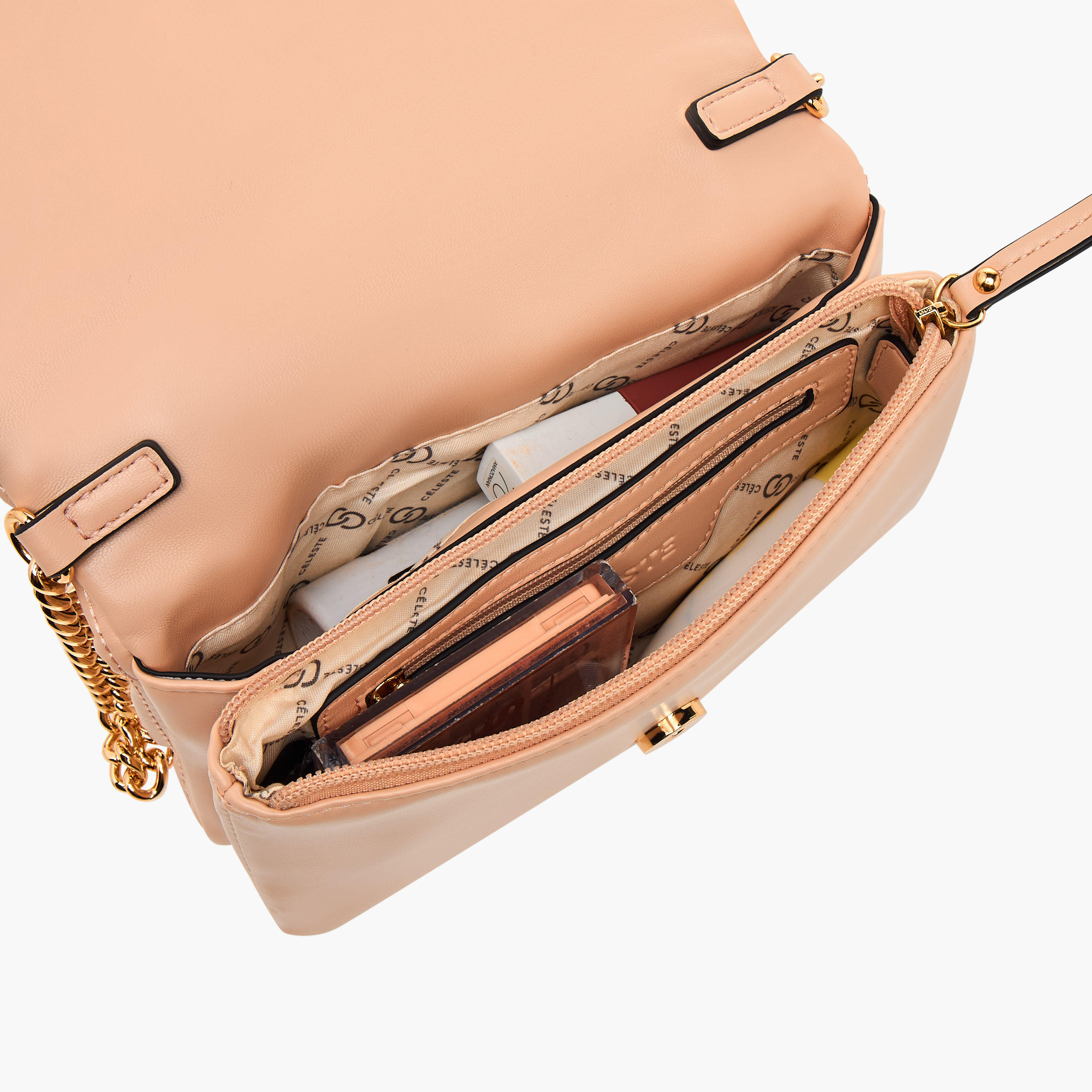 شنطة كروس بودي مبطنة بحزام سلسلة من سيليست-women-bagsandwallets-handbags-image-8