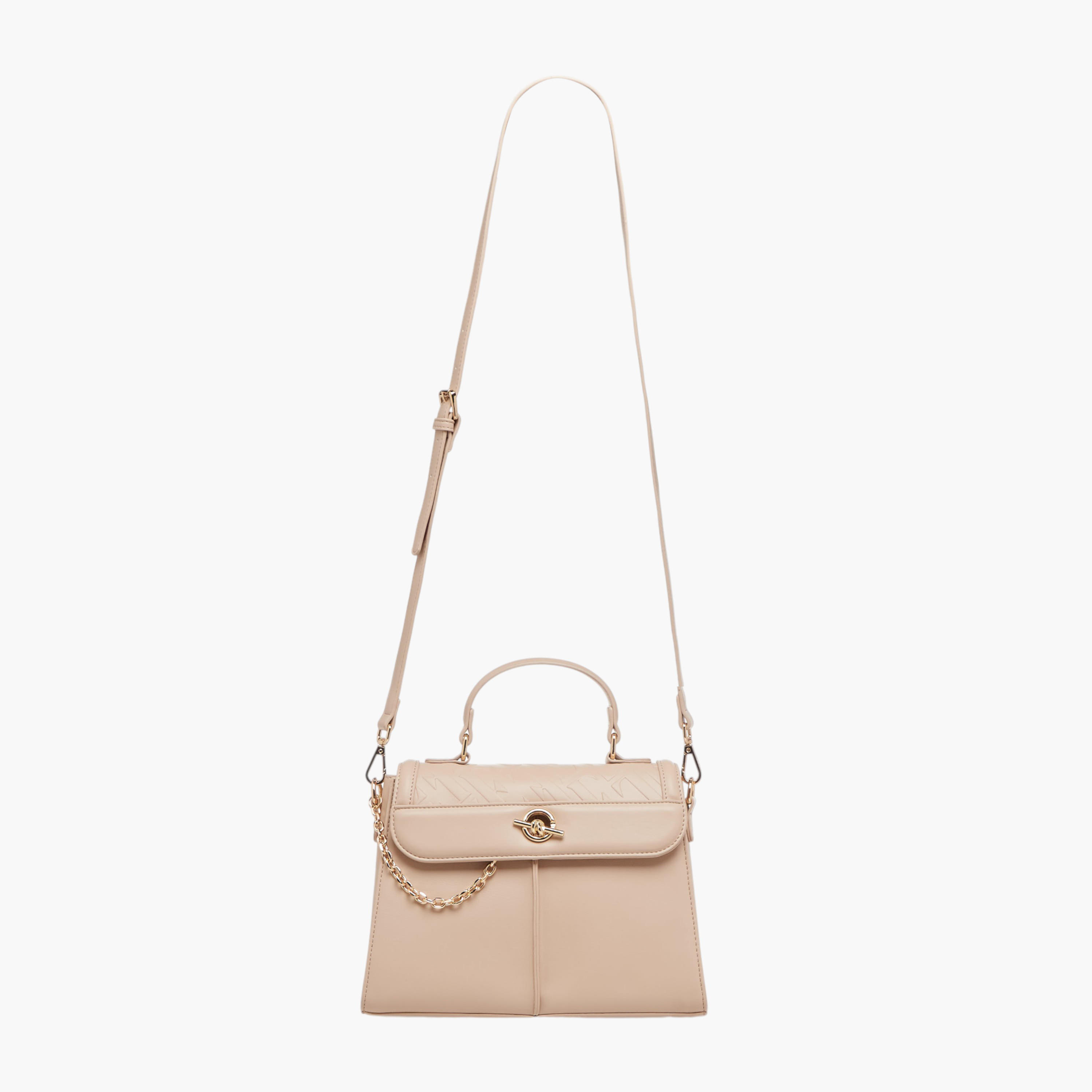 شنطة ساتشيل بنقشة شعار وحزام قابل للفصل من إيل-women-bagsandwallets-handbags-image-3
