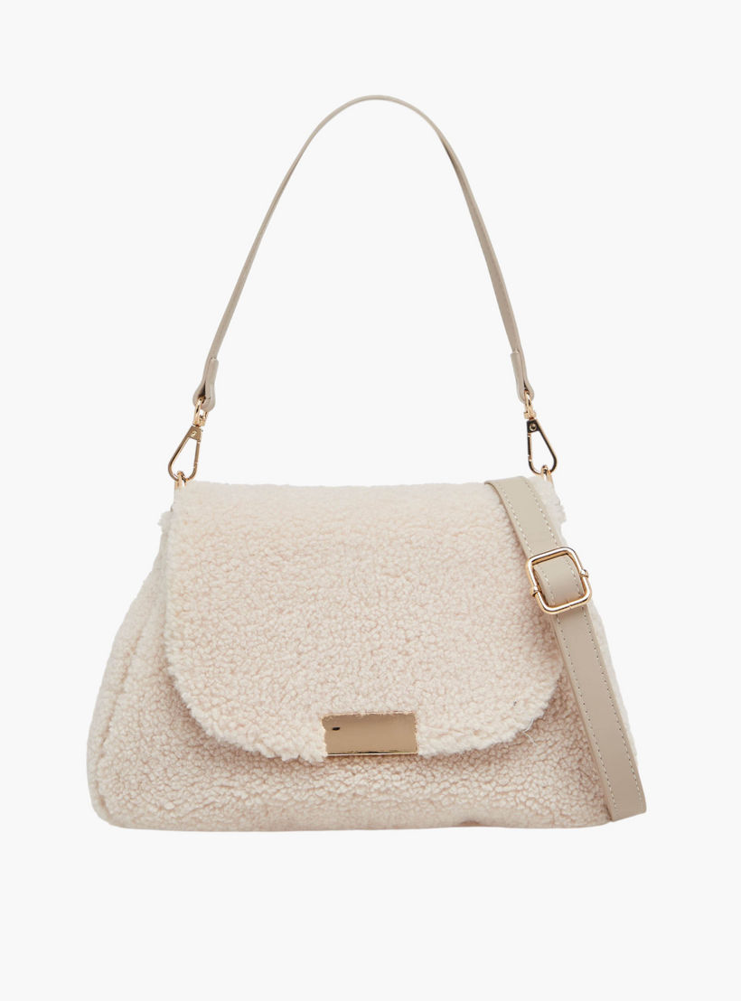 Missy Textured Crossbody Bag with Detachable Strap-women-bagsandwallets-handbags-image-1