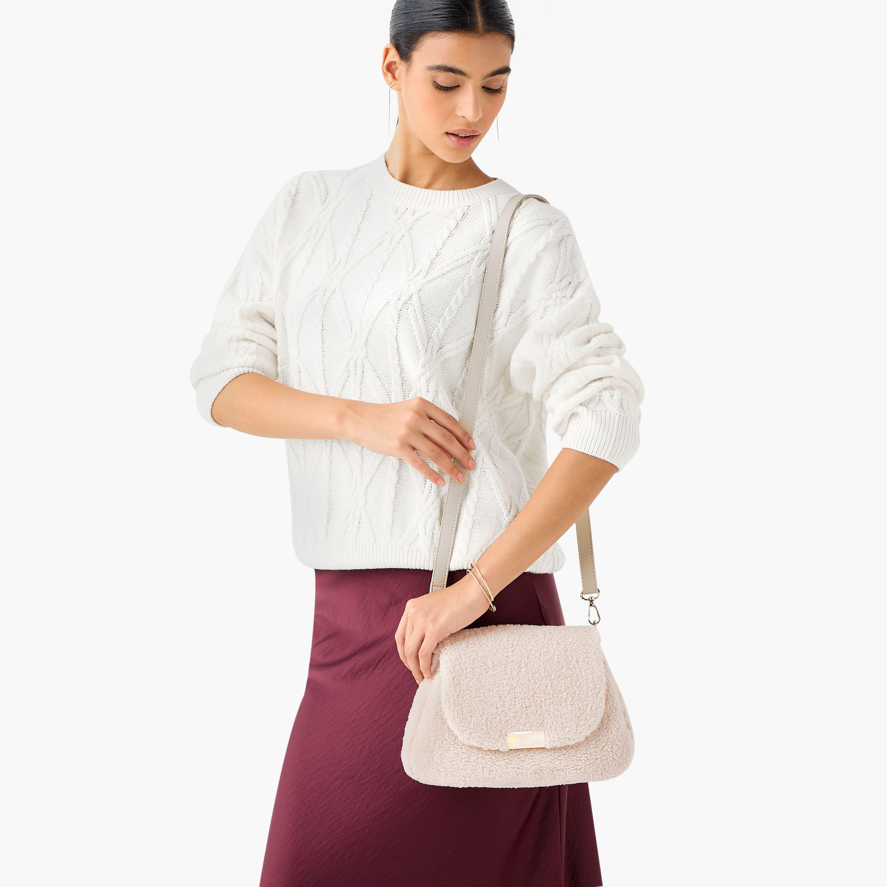 Missy Textured Crossbody Bag with Detachable Strap-women-bagsandwallets-handbags-image-8