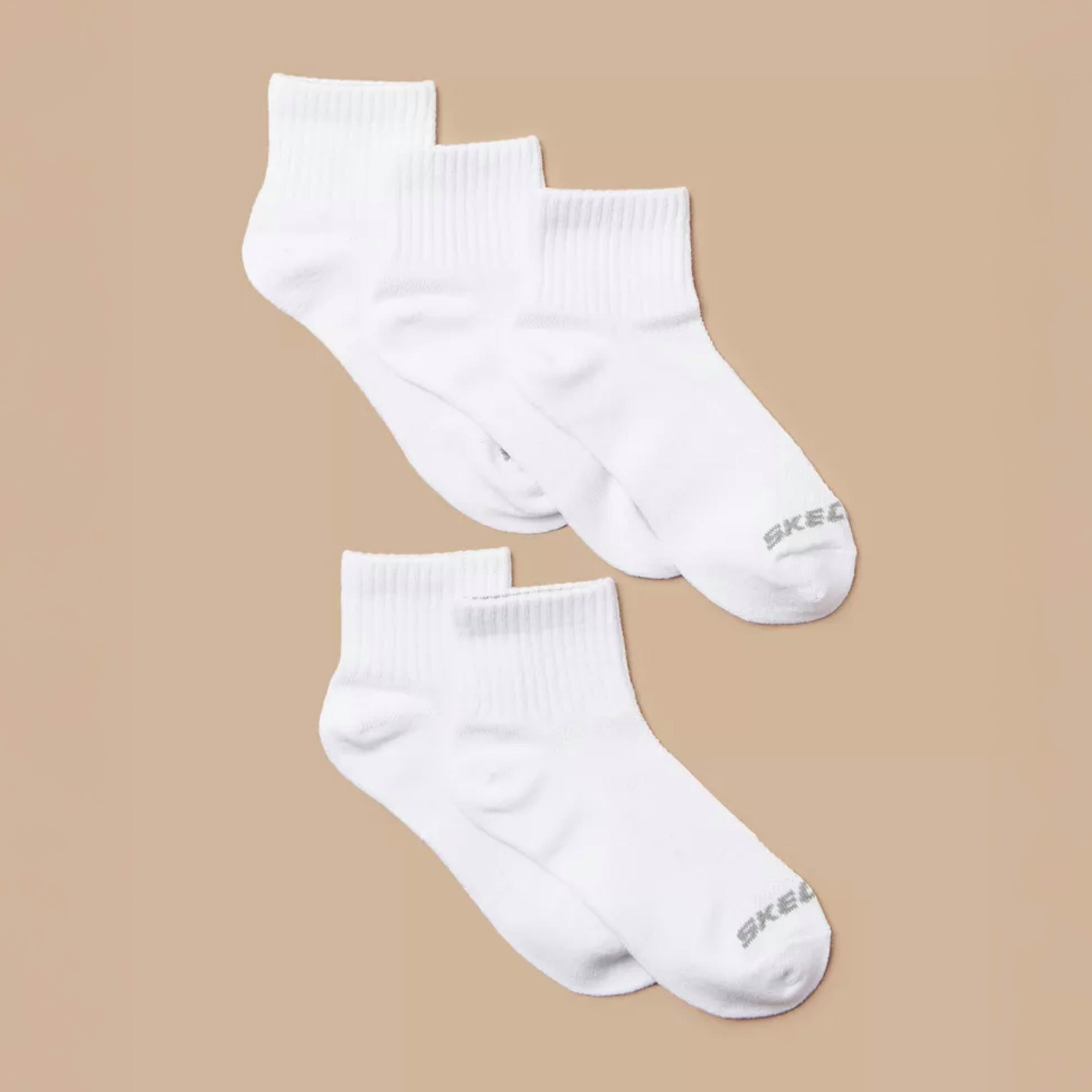 طقم جوارب 5 أزواج بطول الكاحل وبطبعات من سكيتشرز-girls-accessories-socks-image-2