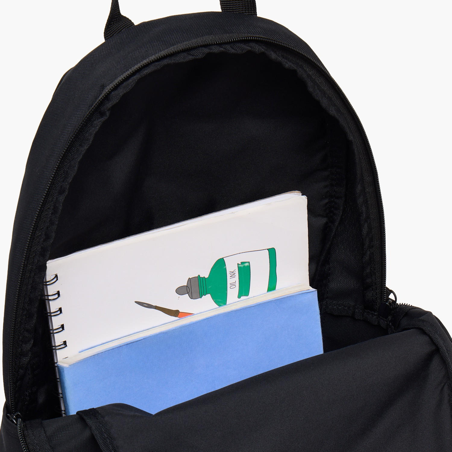 شنطة ظهر بأحزمة مبطنة وطبعات الشعار للأطفال بعمر 8-13 سنة من نايكي-school-bagsandbackpacks-backpacks-image-4