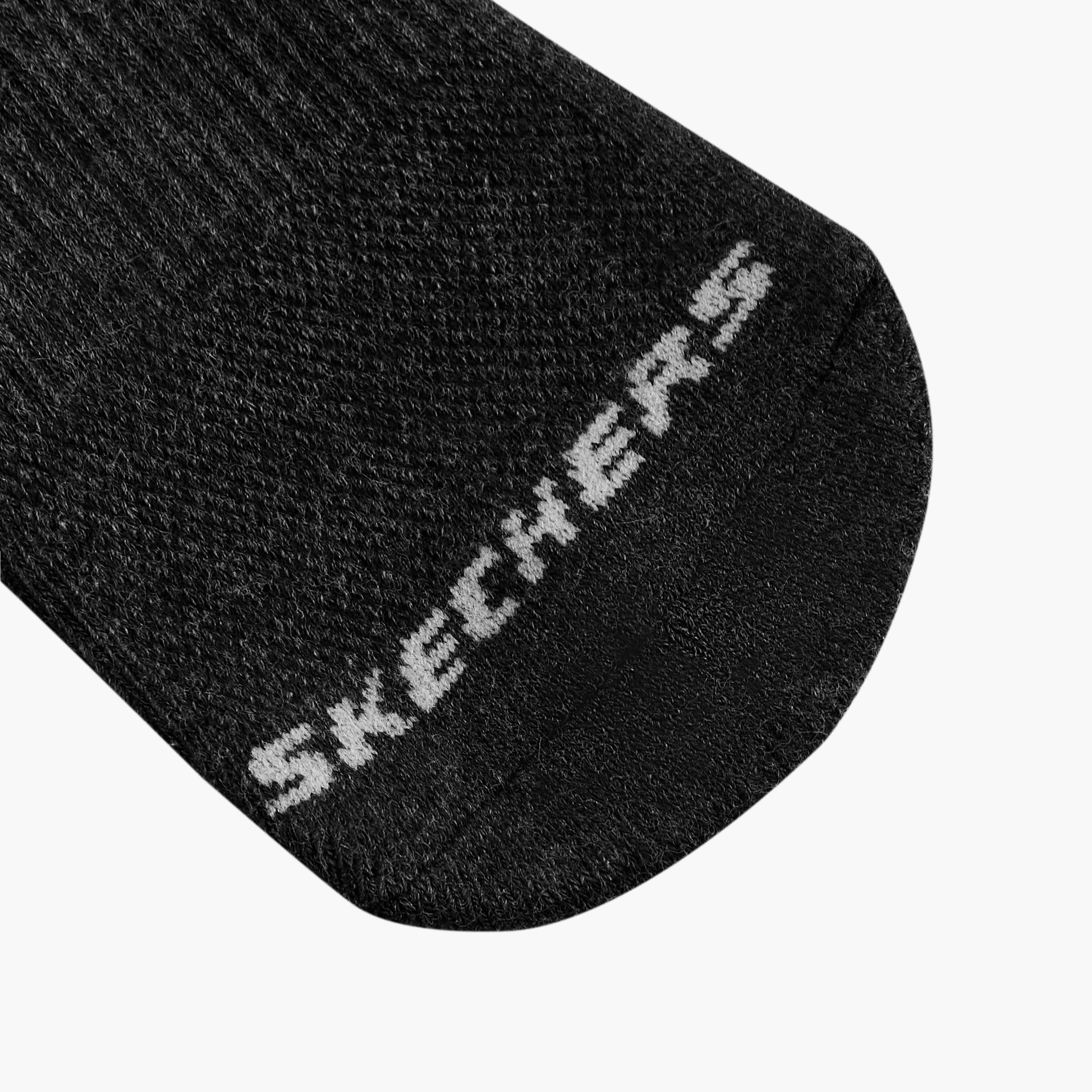 Skechers Solid Ankle Length Sports Socks - Set of 3-women-socksandstockings-image-3