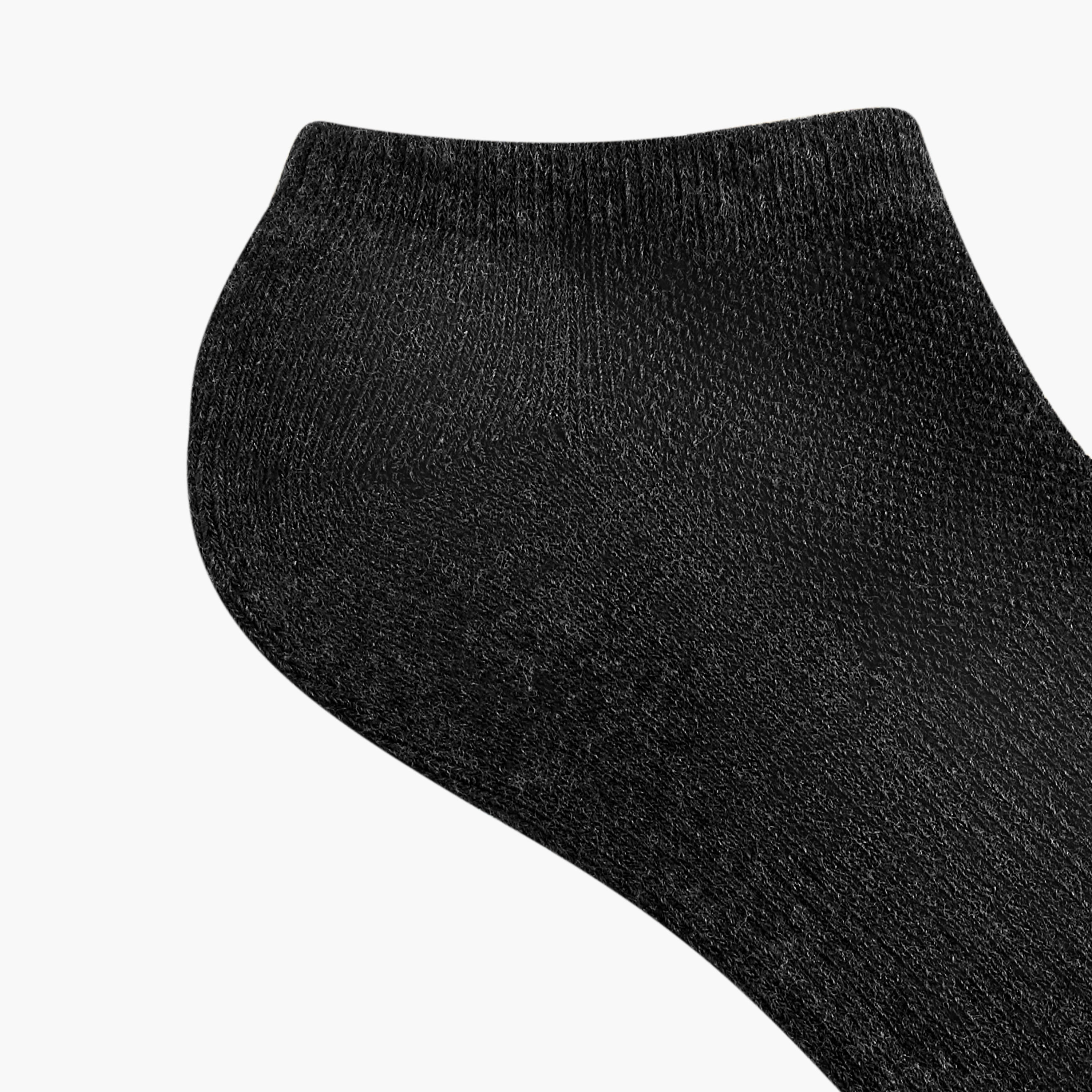 Skechers Solid Ankle Length Sports Socks - Set of 3-women-socksandstockings-image-5