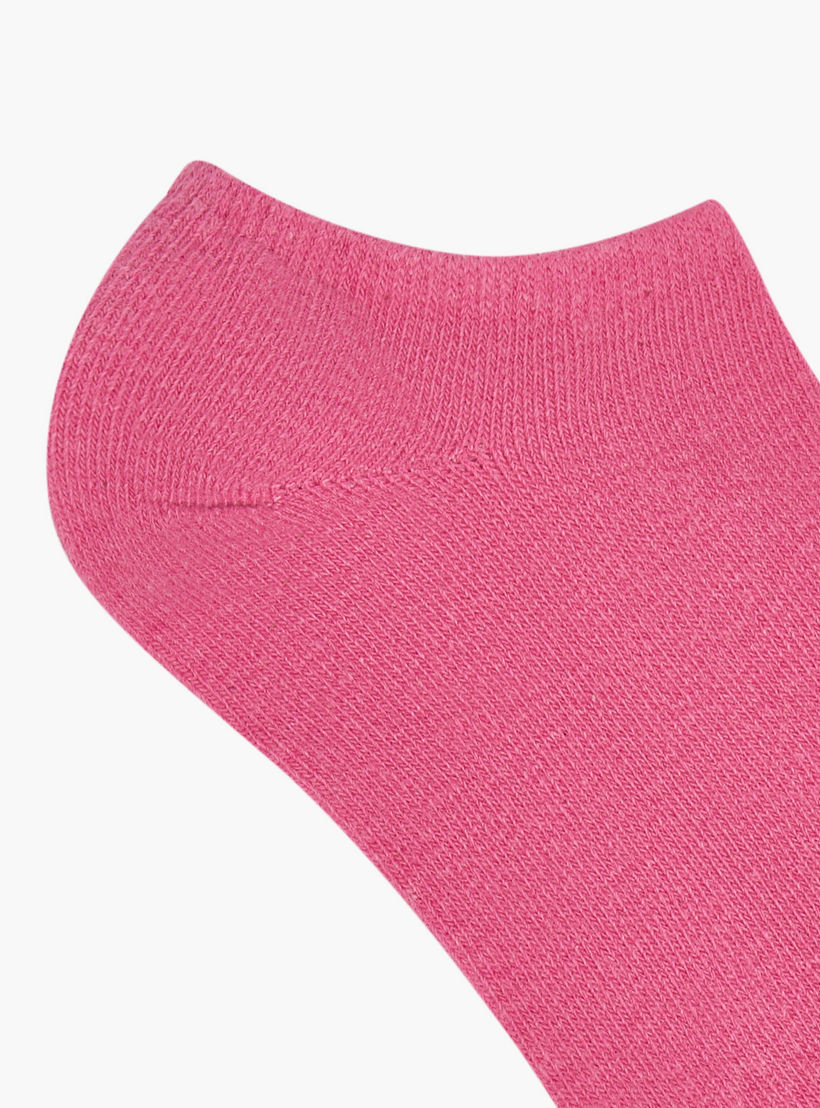 Skechers Logo Print Non Terry No Show Socks - Set of 3-girls-accessories-socks-image-5