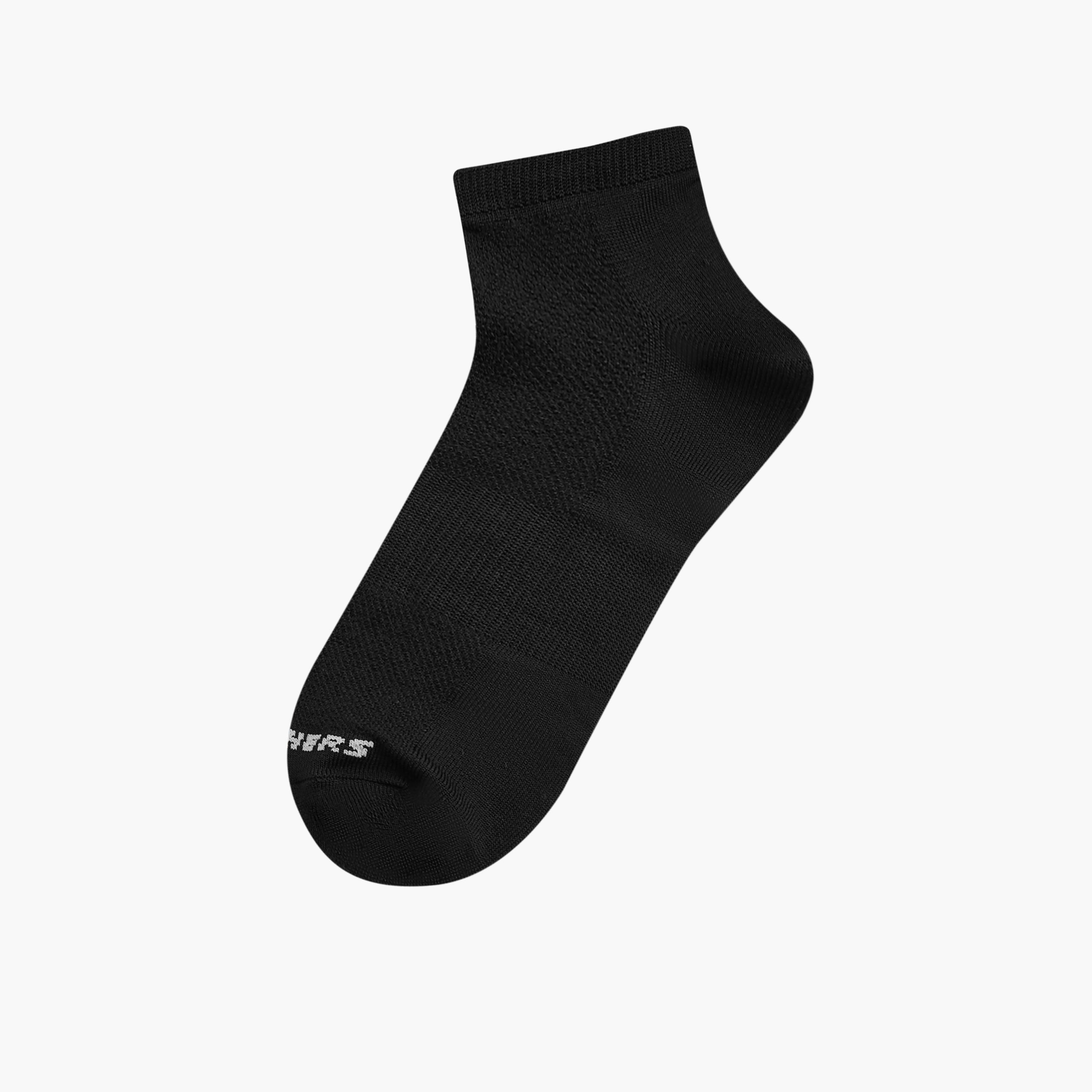 Skechers Textured Ankle Length Socks - Set of 3-men-socks-image-2