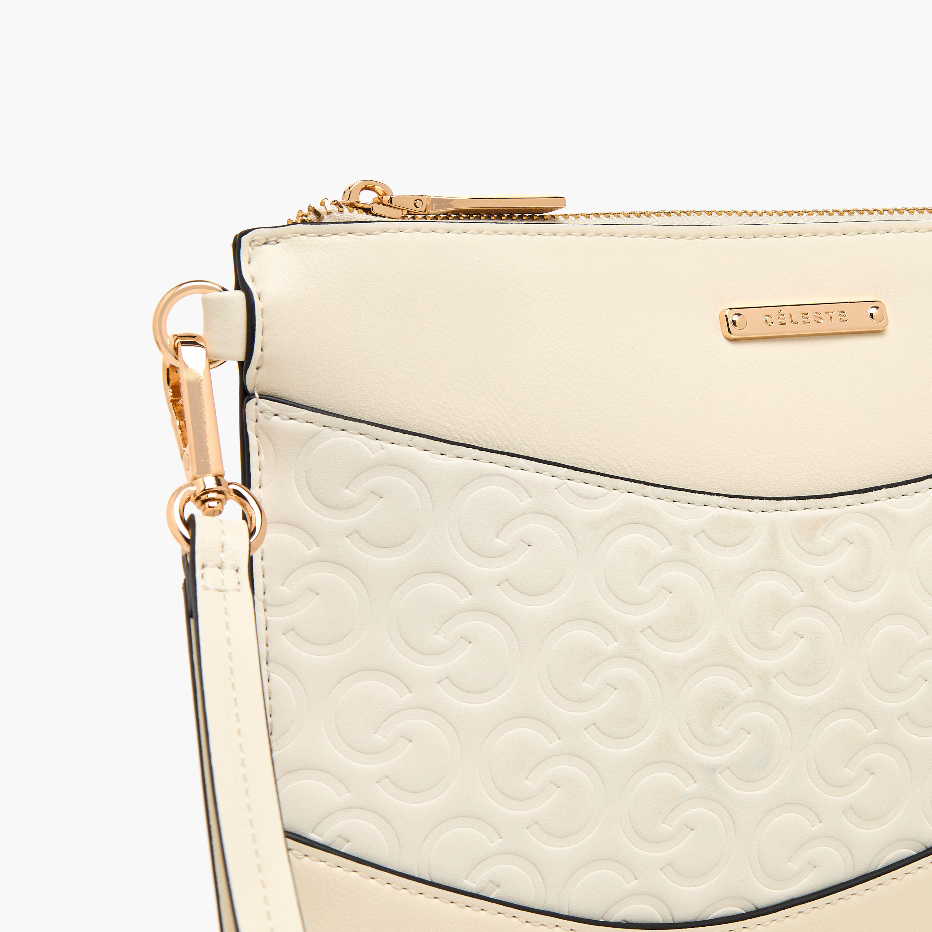 Celeste Monogram Embossed Clutch with Zip Closure-women-bagsandwallets-handbags-image-4