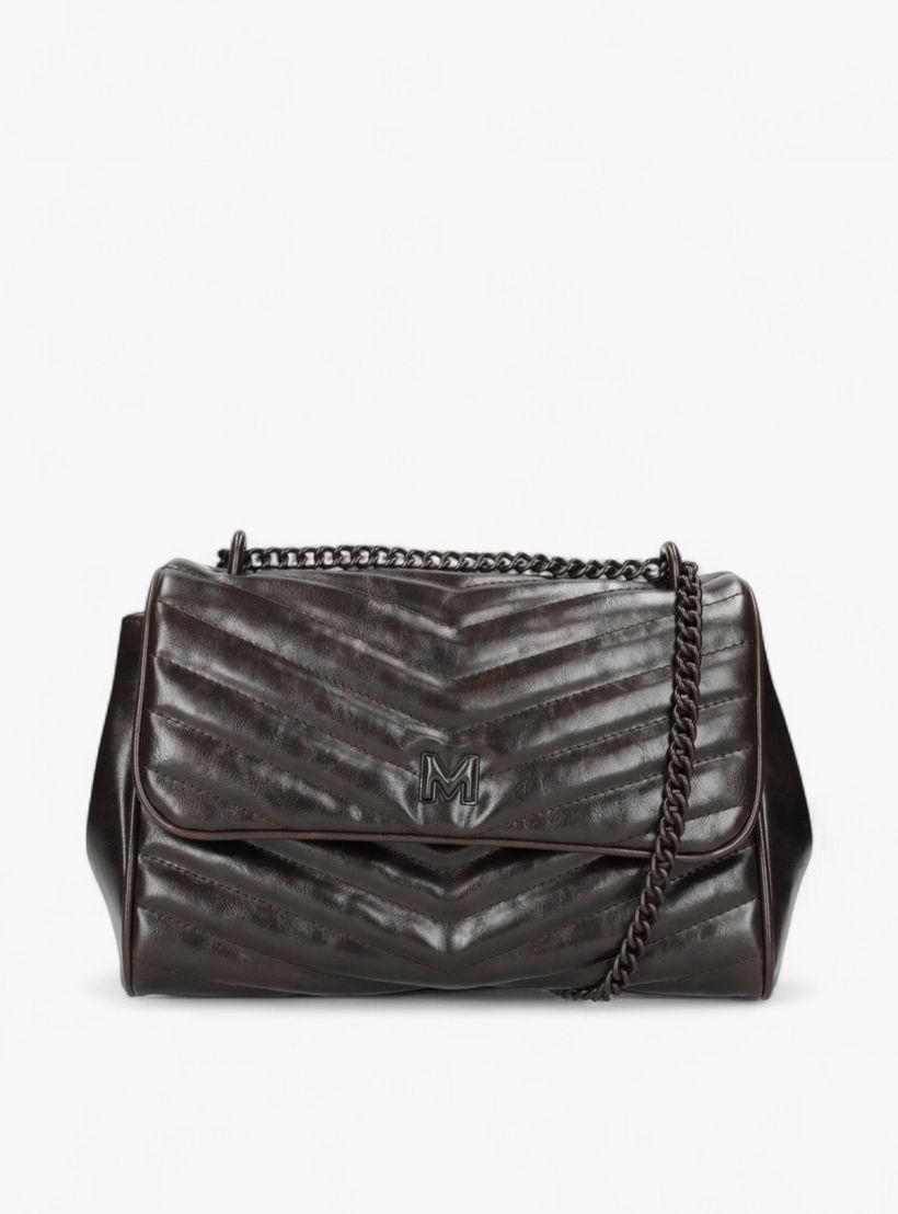 شنطة كتف بارزة الملمس بحزام سلسلة من ميكس-women-bagsandwallets-handbags-image-2