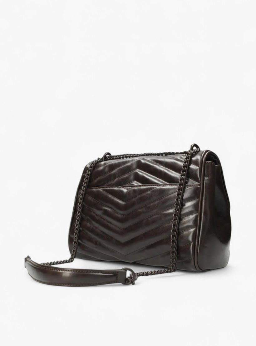 شنطة كتف بارزة الملمس بحزام سلسلة من ميكس-women-bagsandwallets-handbags-image-4