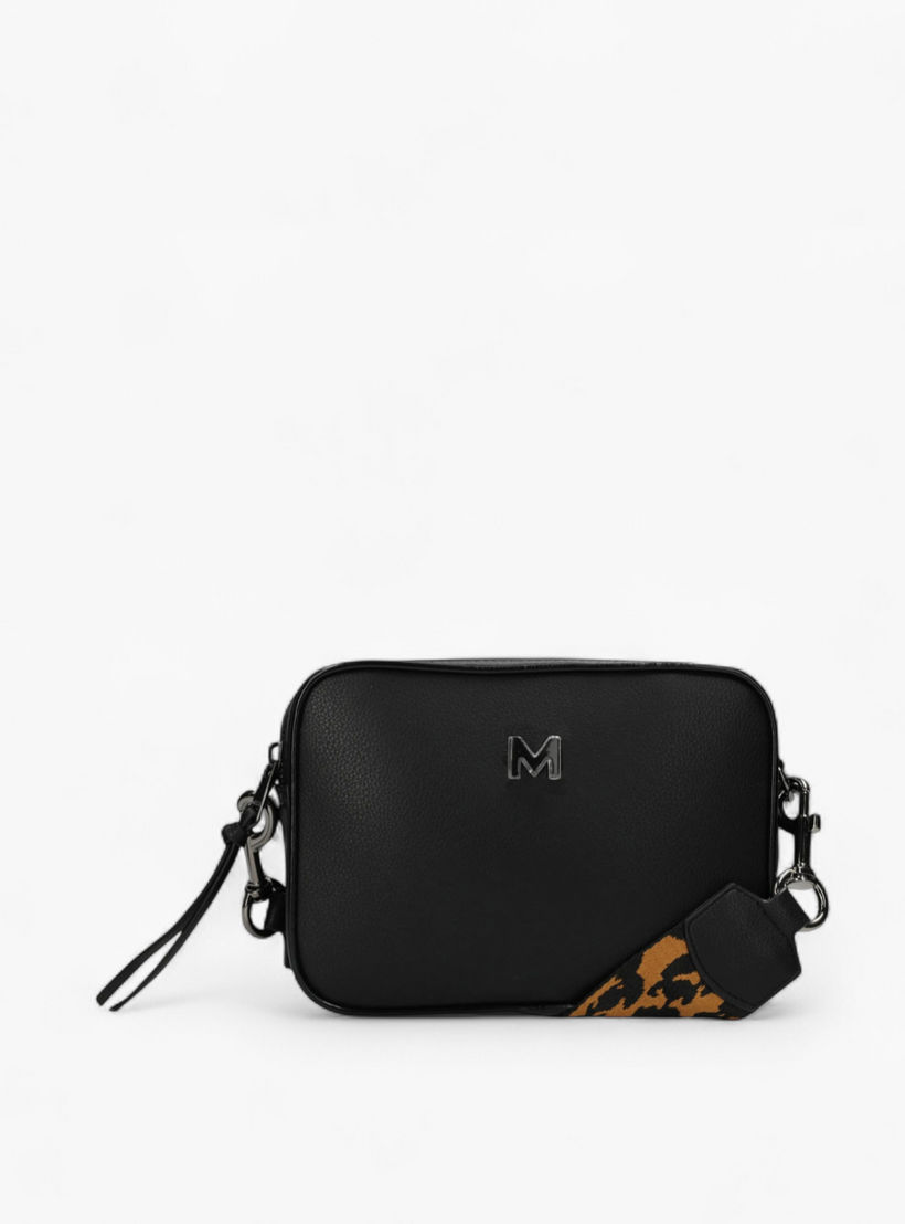 Mexx Solid Crossbody Bag with Printed Detachable Strap-women-bagsandwallets-handbags-image-2