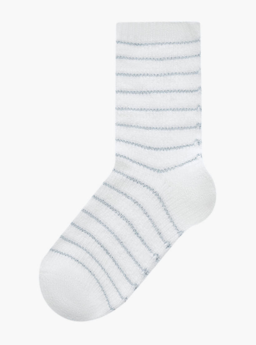 Gloo Pack of 2 Crew Length Non Terry Socks-women-socksandstockings-image-2