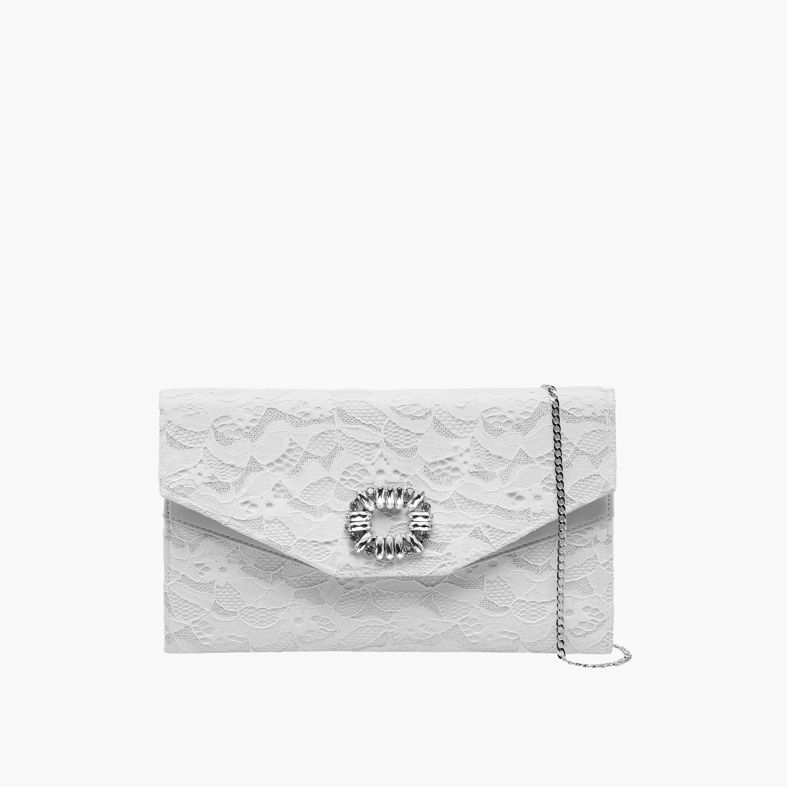 شنطة كلاتش مزينة بسلسلة معدنية من سيليست-women-bagsandwallets-handbags-image-1