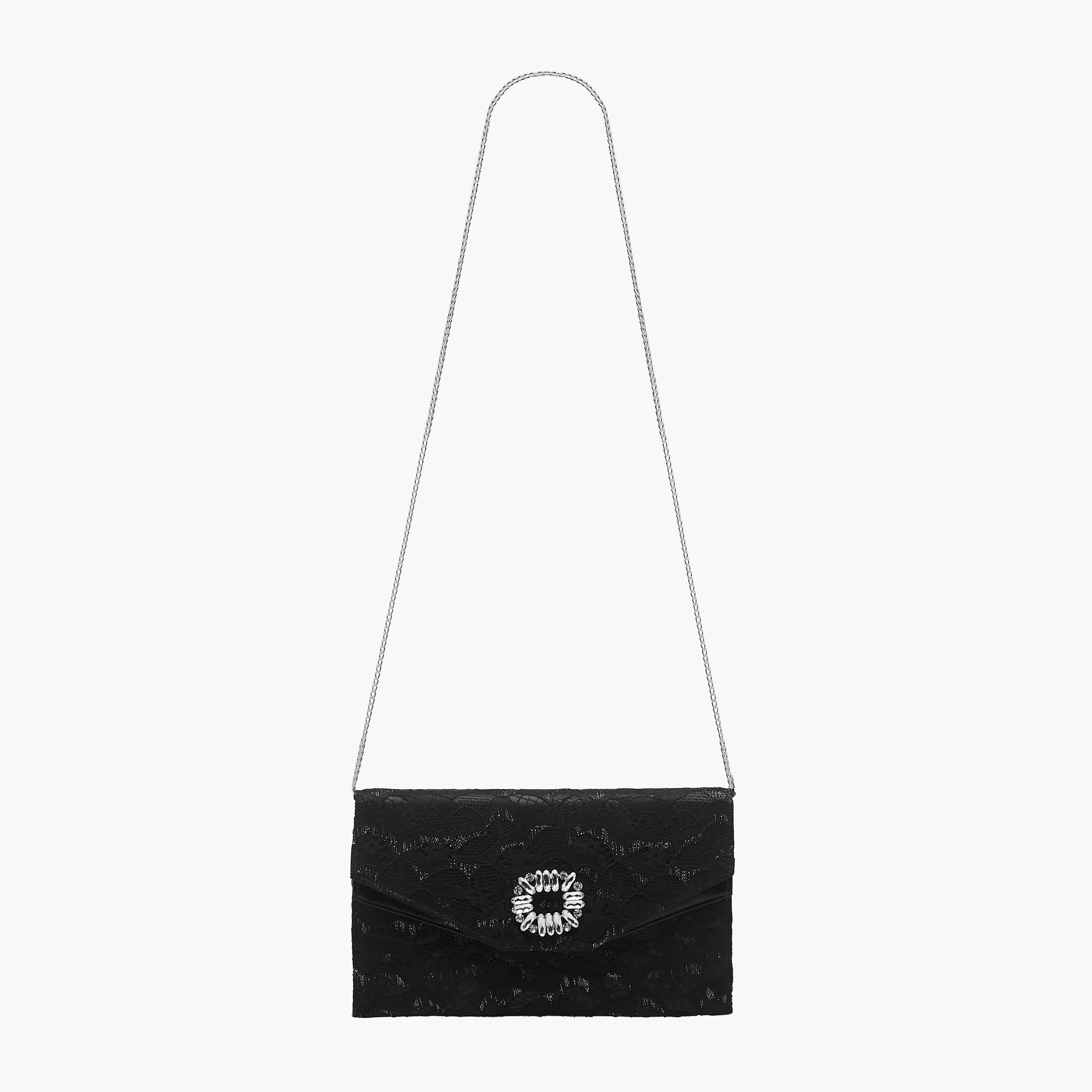شنطة كلاتش مزينة بسلسلة معدنية من سيليست-women-bagsandwallets-handbags-image-4