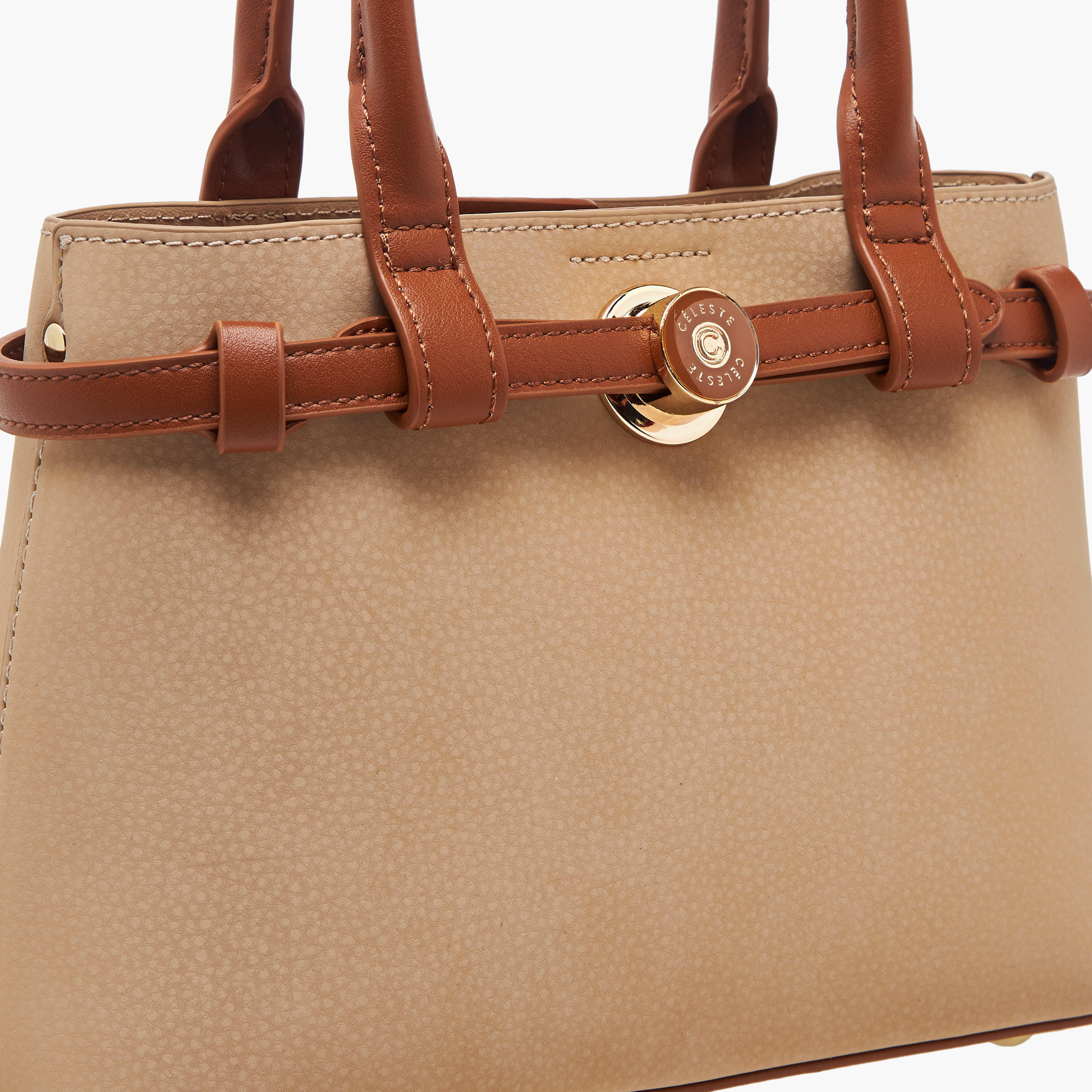 شنطة توت بارزة الملمس بحزام كتف قابل للفصل من سيليست-women-bagsandwallets-handbags-image-6