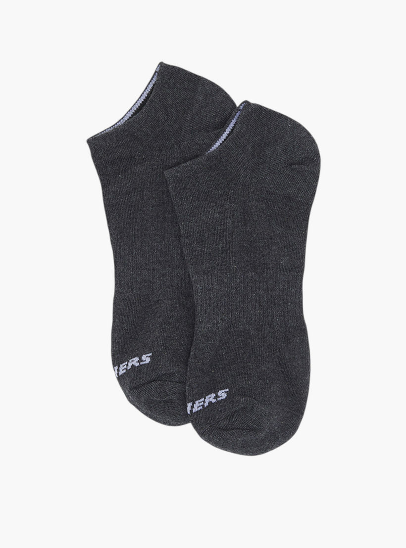 Skechers Men Socks Non Terry No Show - Set of 3-men-socks-image-2