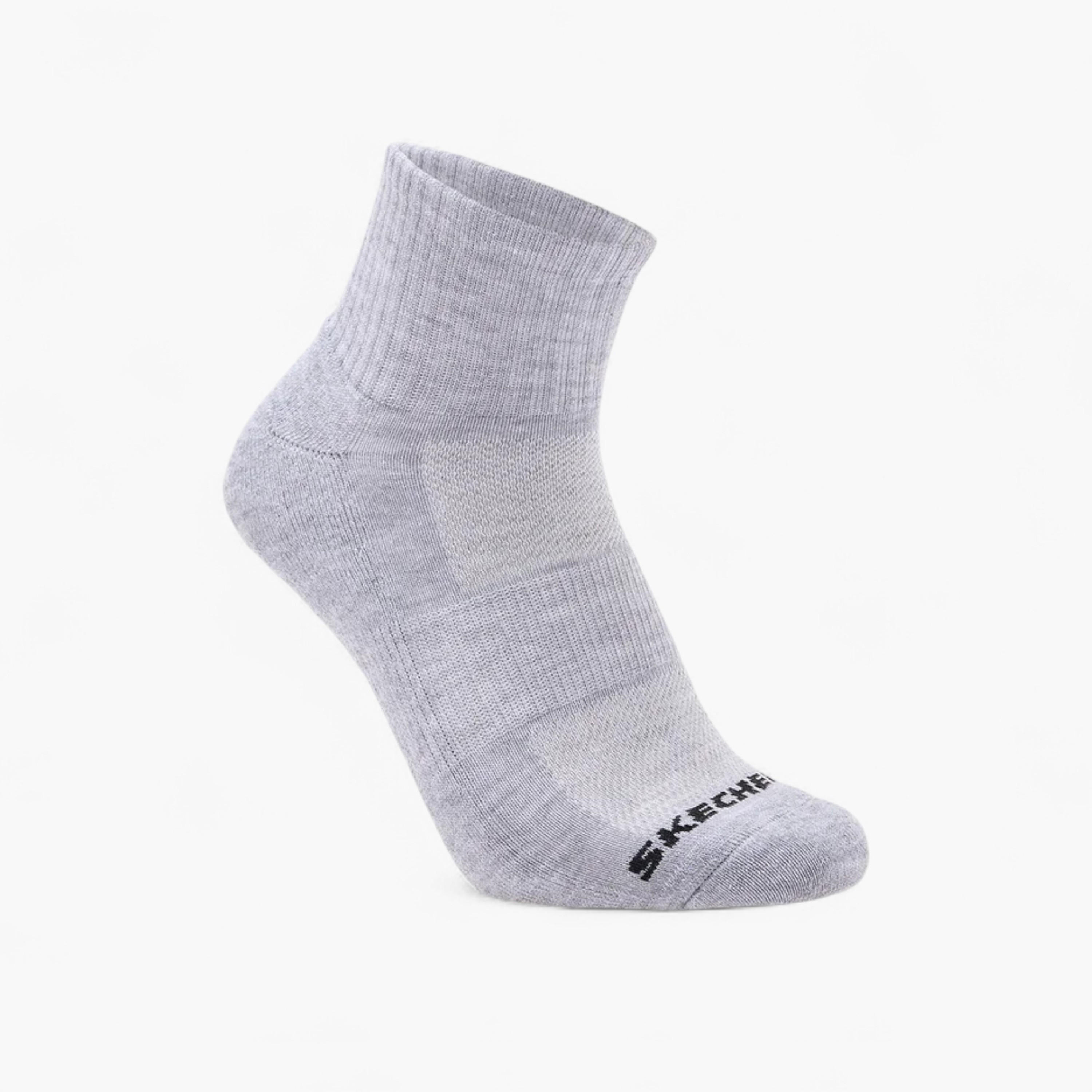 جوارب رياضية لربع الكاحل للرجال من سكيتشرز - طقم من 3 أزواج-men-socks-image-2