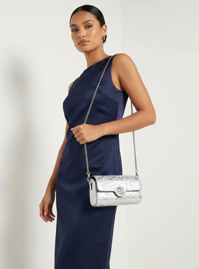 Celeste Metallic Print Crossbody Bag with Chain Strap-women-bagsandwallets-handbags-image-3