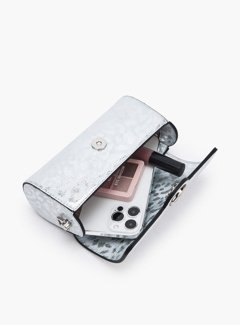 Celeste Metallic Print Crossbody Bag with Chain Strap-women-bagsandwallets-handbags-image-8