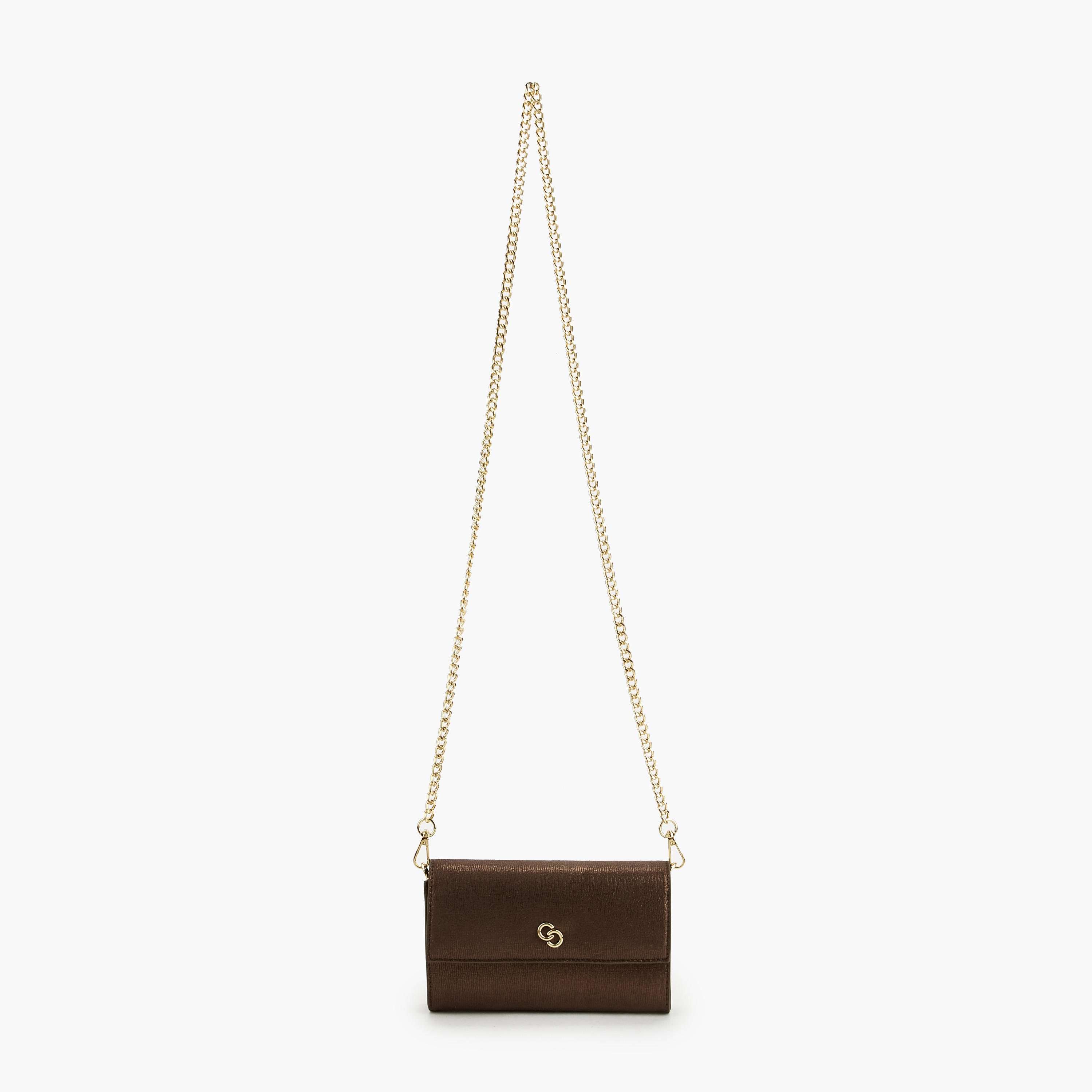 شنطة كلاتش معدني مع حزام سلسلة من سيليست-women-bagsandwallets-handbags-image-3