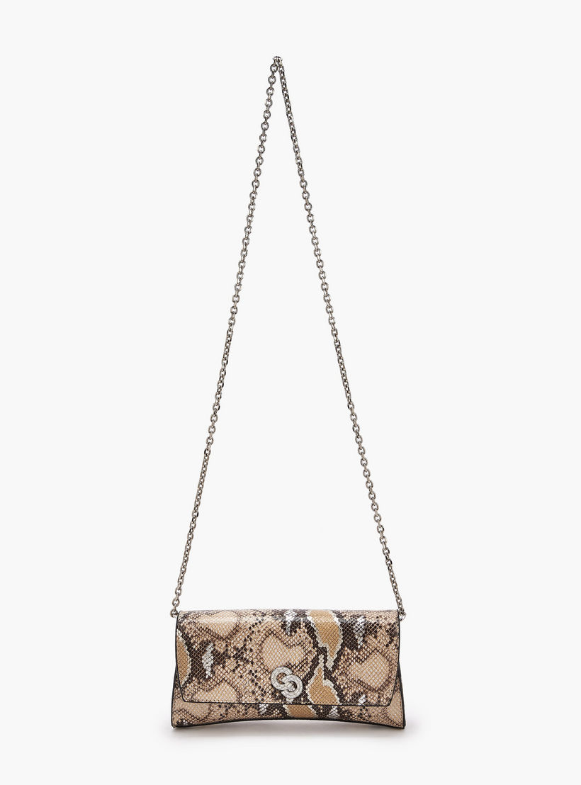 شنطة كلاتش بطبعات حيوانات وبحزام سلسلة من سيليست-women-bagsandwallets-handbags-image-3