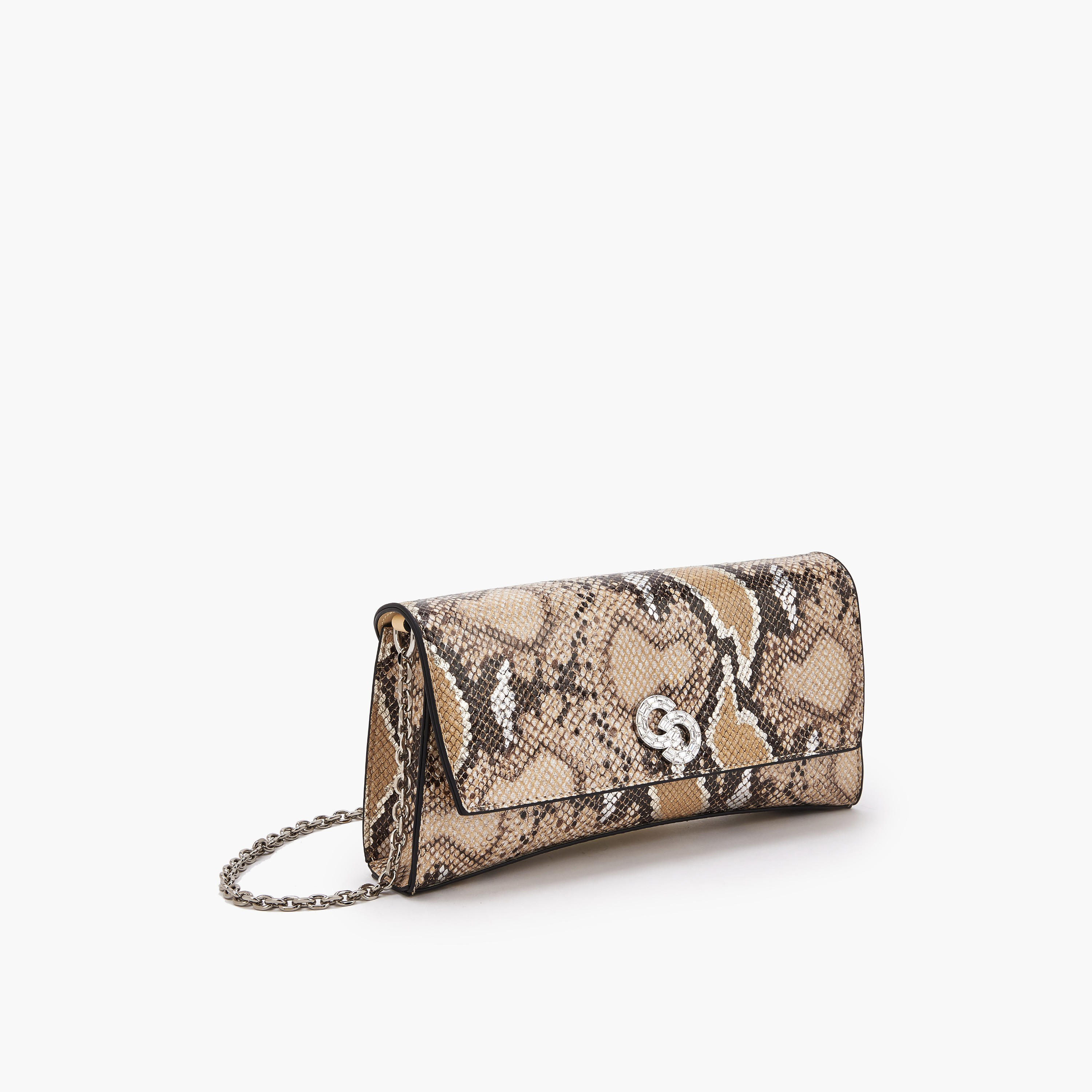 شنطة كلاتش بطبعات حيوانات وبحزام سلسلة من سيليست-women-bagsandwallets-handbags-image-5