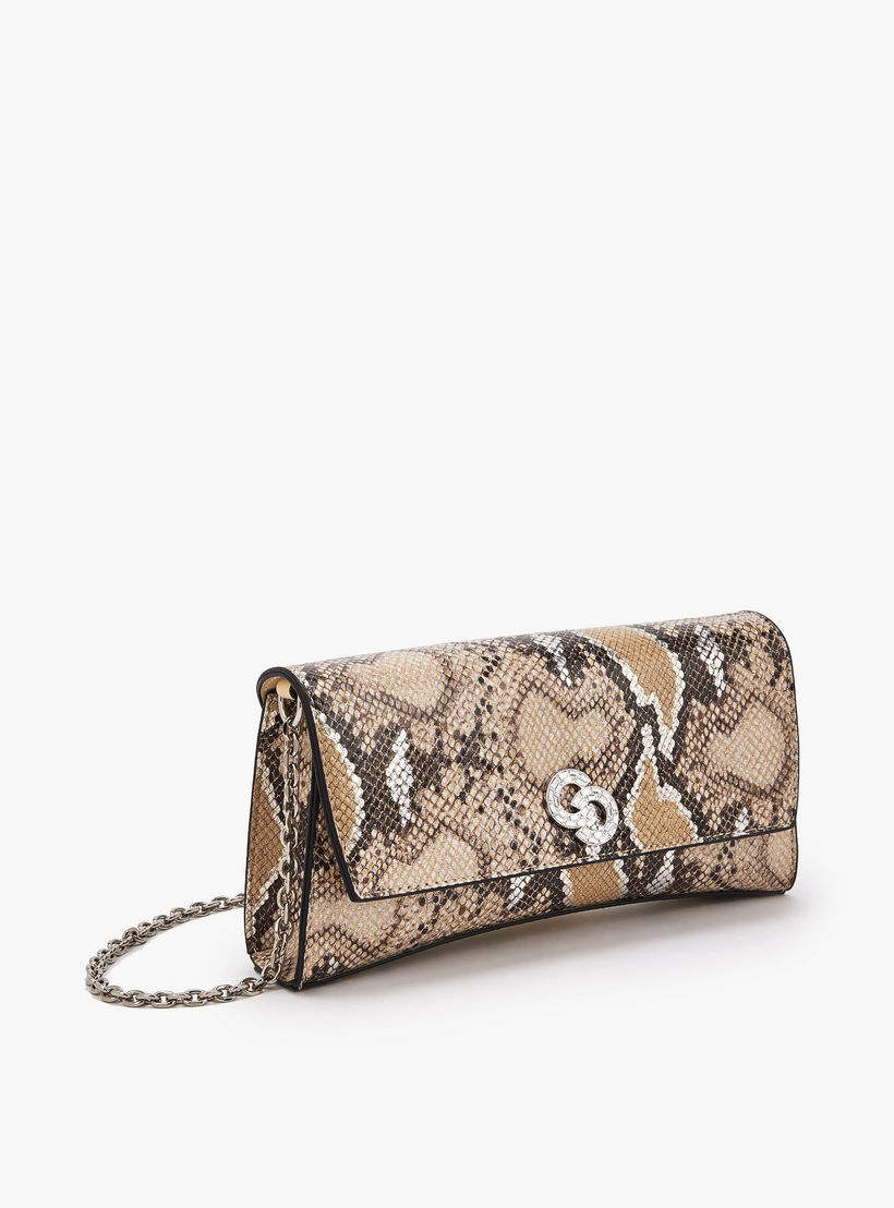 شنطة كلاتش بطبعات حيوانات وبحزام سلسلة من سيليست-women-bagsandwallets-handbags-image-5