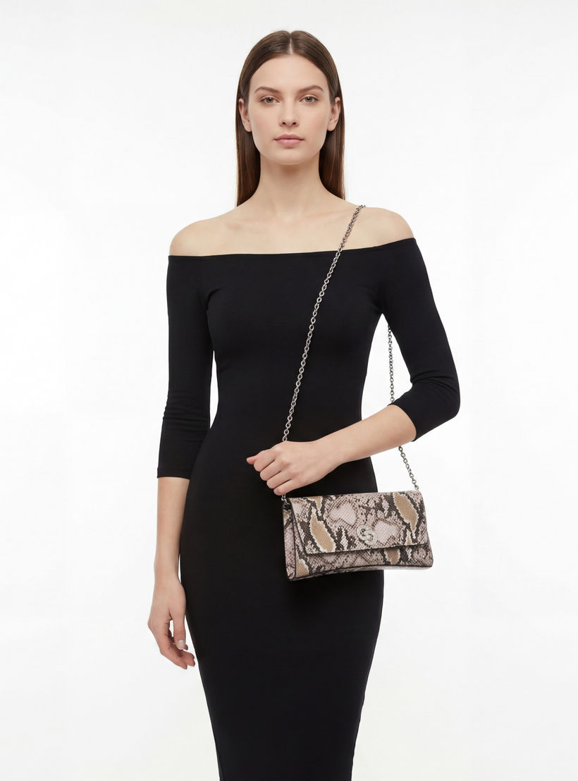 شنطة كلاتش بطبعات حيوانات وبحزام سلسلة من سيليست-women-bagsandwallets-handbags-image-2