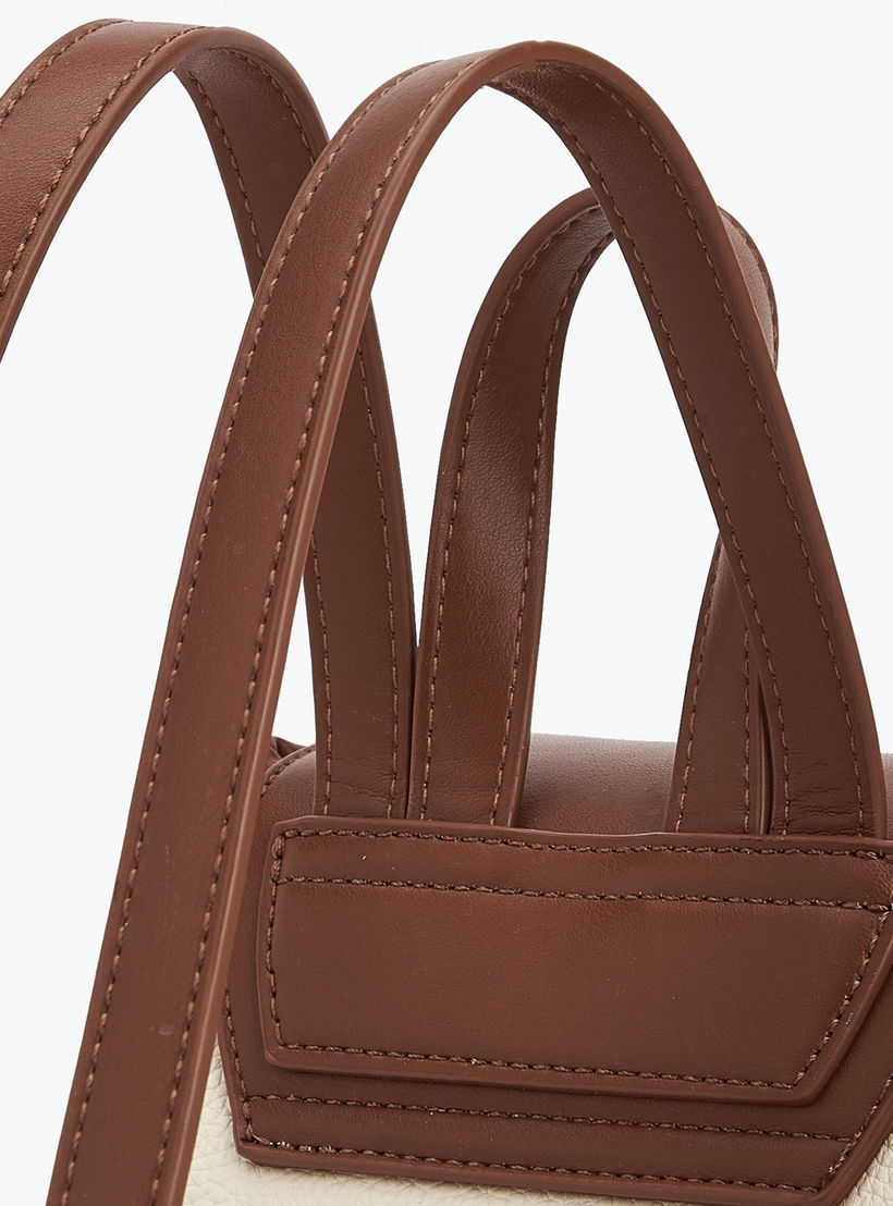 شنطة ظهر بارزة الملمس بطيّة إغلاق من ميسي-women-bagsandwallets-backpacks-image-3