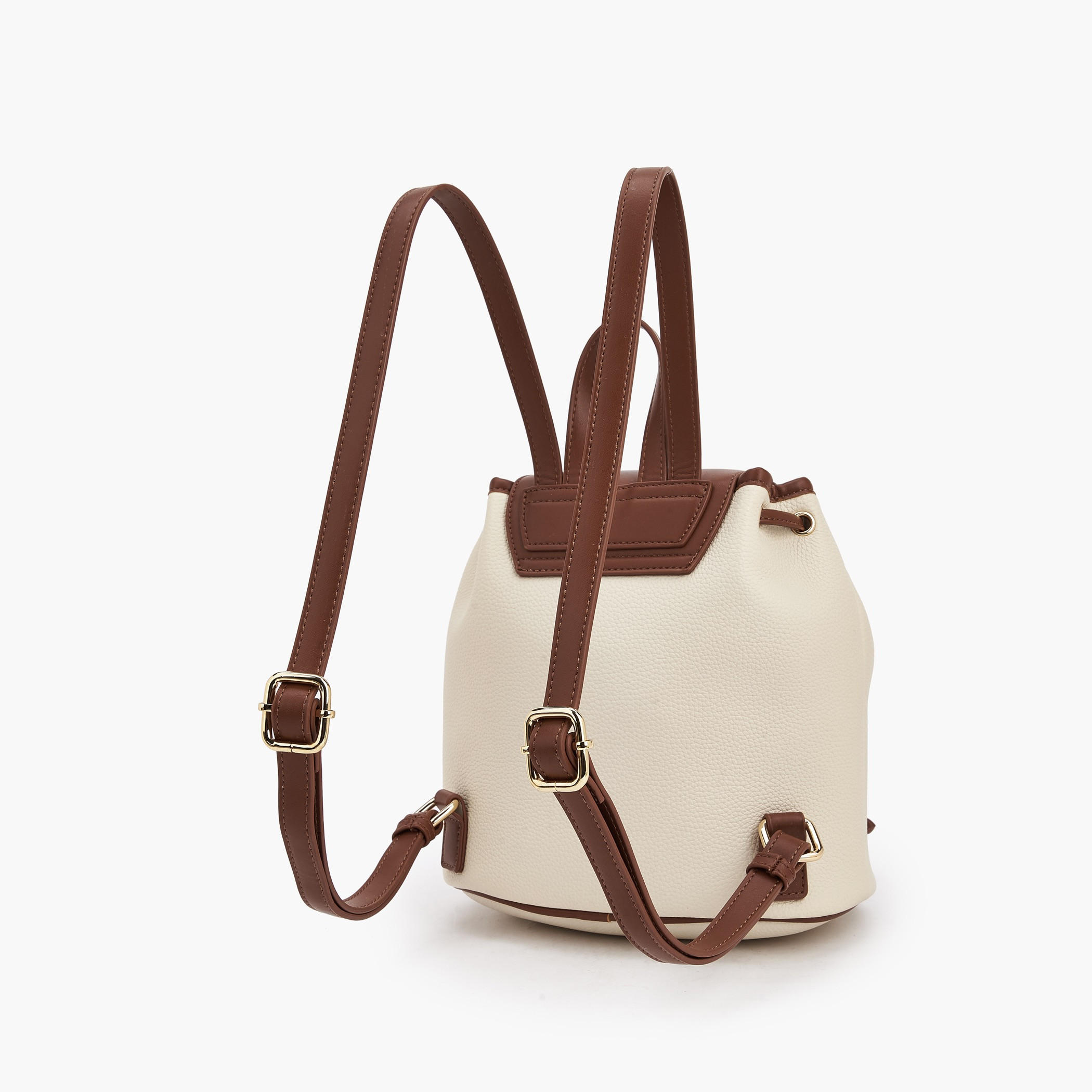 شنطة ظهر بارزة الملمس بطيّة إغلاق من ميسي-women-bagsandwallets-backpacks-image-4