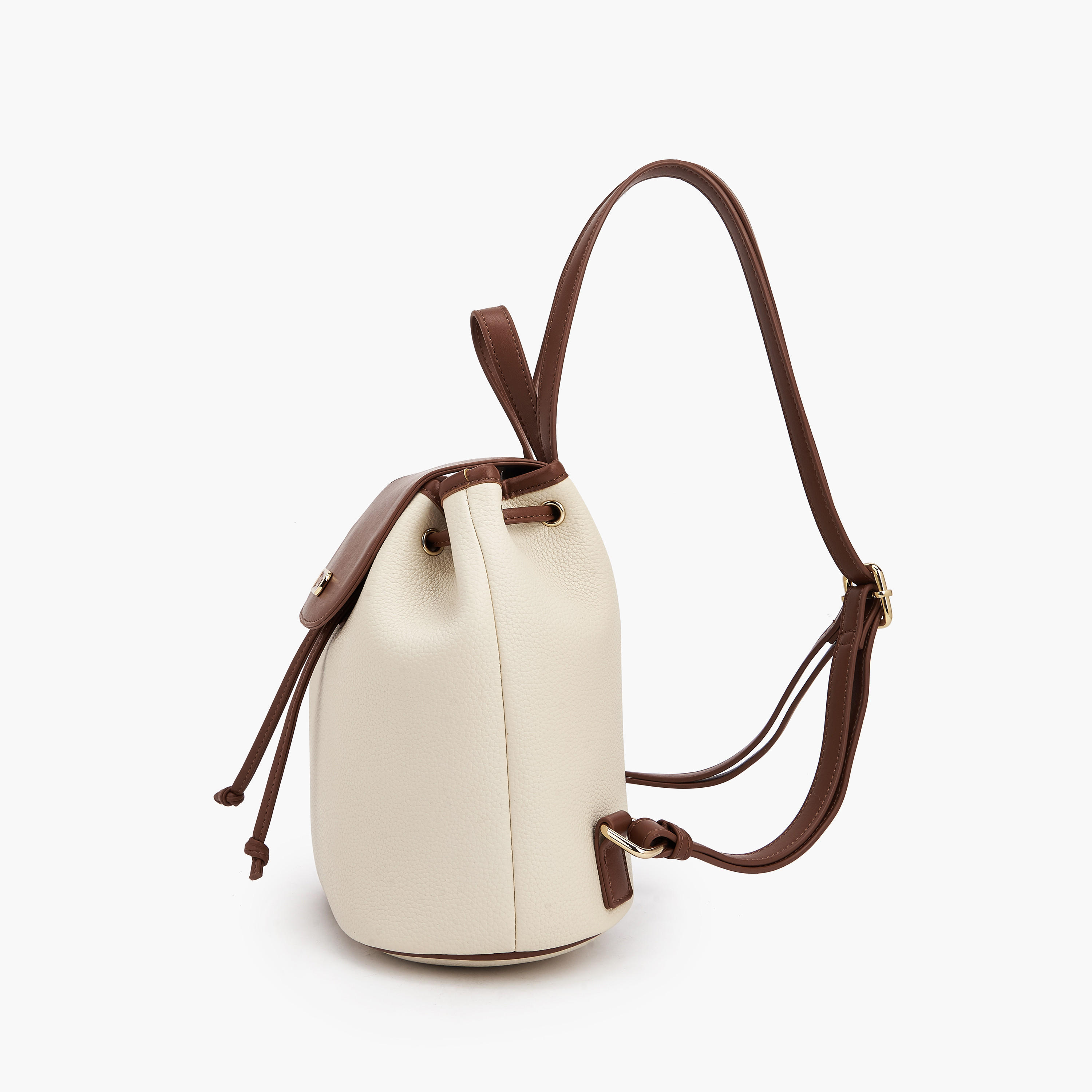 شنطة ظهر بارزة الملمس بطيّة إغلاق من ميسي-women-bagsandwallets-backpacks-image-5