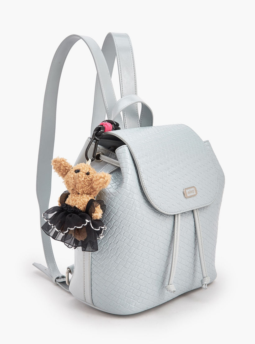 شنطة ظهر منقوشة بأحزمة قابلة للتعديل من ميسي-women-bagsandwallets-backpacks-image-2
