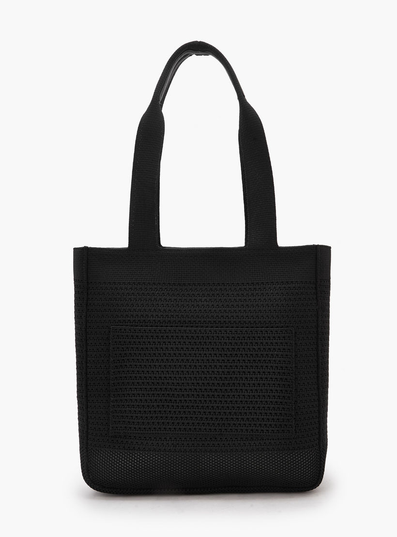 Missy Textured Tote Bag with Pouch-women-bagsandwallets-handbags-image-5