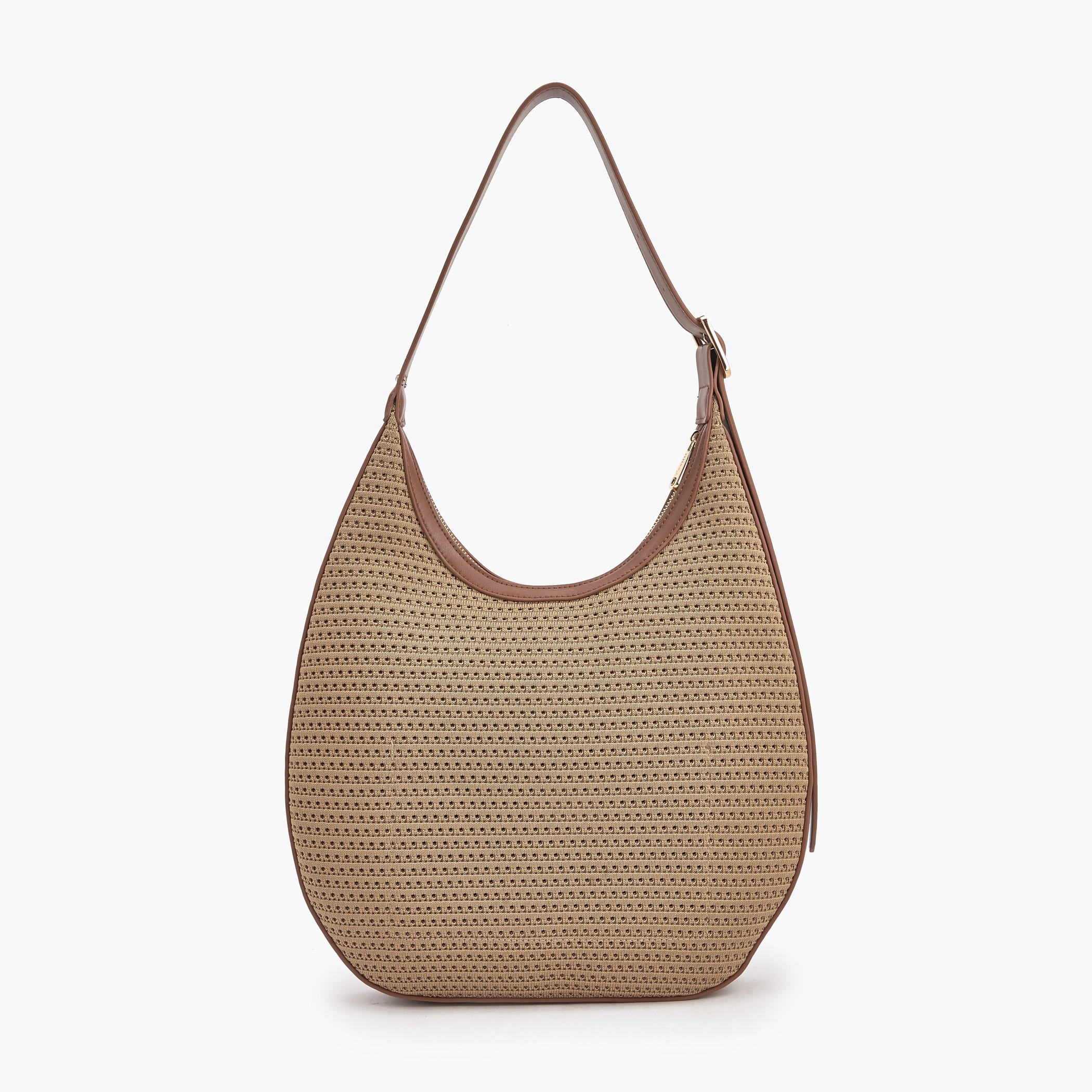 شنطة كتف بارزة الملمس بسحاب إغلاق من ميسي-women-bagsandwallets-handbags-image-3