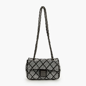 شنطة كروسبودي مزينة بحزام سلسلة من سيليست-women-bagsandwallets-handbags-image-1
